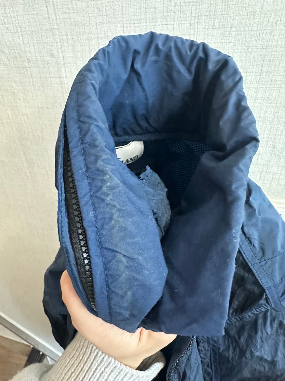 [L] 스톤아일랜드 나일론 메탈 WATRO RIPSTOP 네이비 상품이미지6