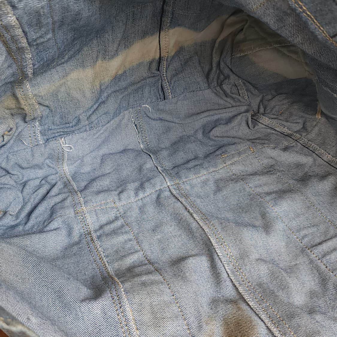 핸드 드로잉 빅토트 캔버스 데님 토트백 빈티지 더플백 리메이크 상어 상품이미지7