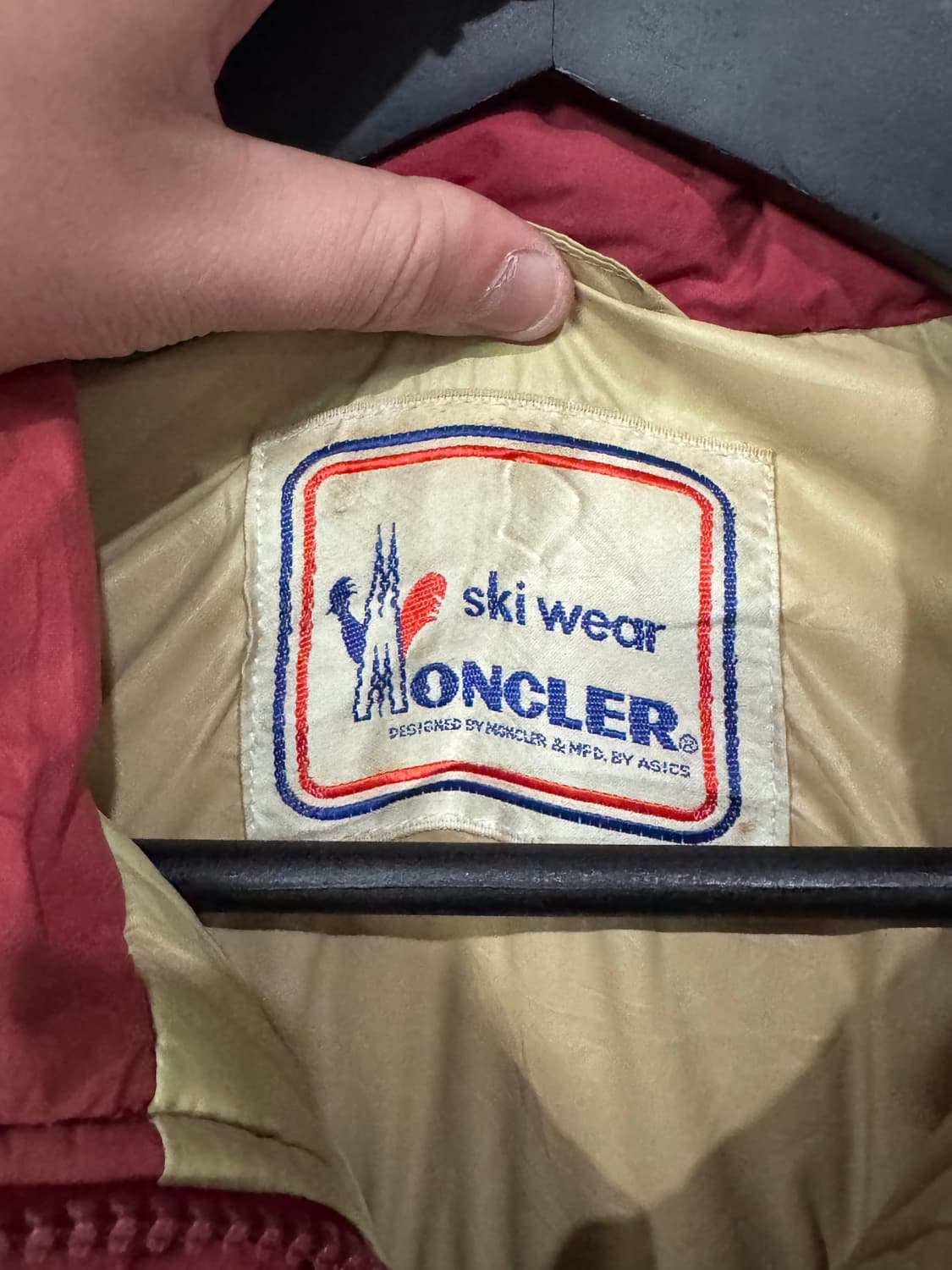 80s 몽클레어 X 아식스 고어텍스 다운 푸퍼자켓 상품이미지6