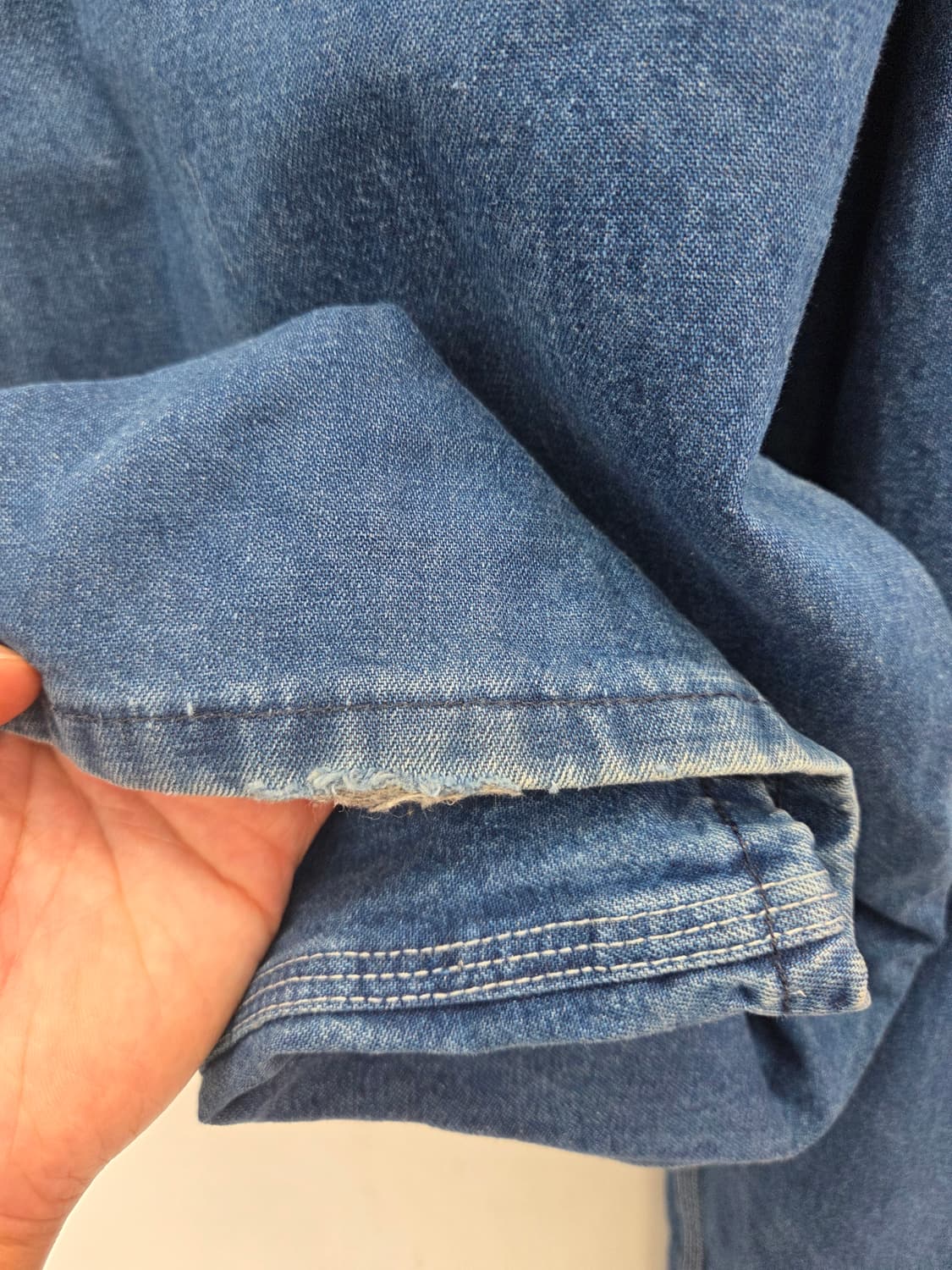 30 00S 칼하트 오리지널 워크웨어 오버롤 데님 멜빵바지 팬츠더블니 상품이미지5