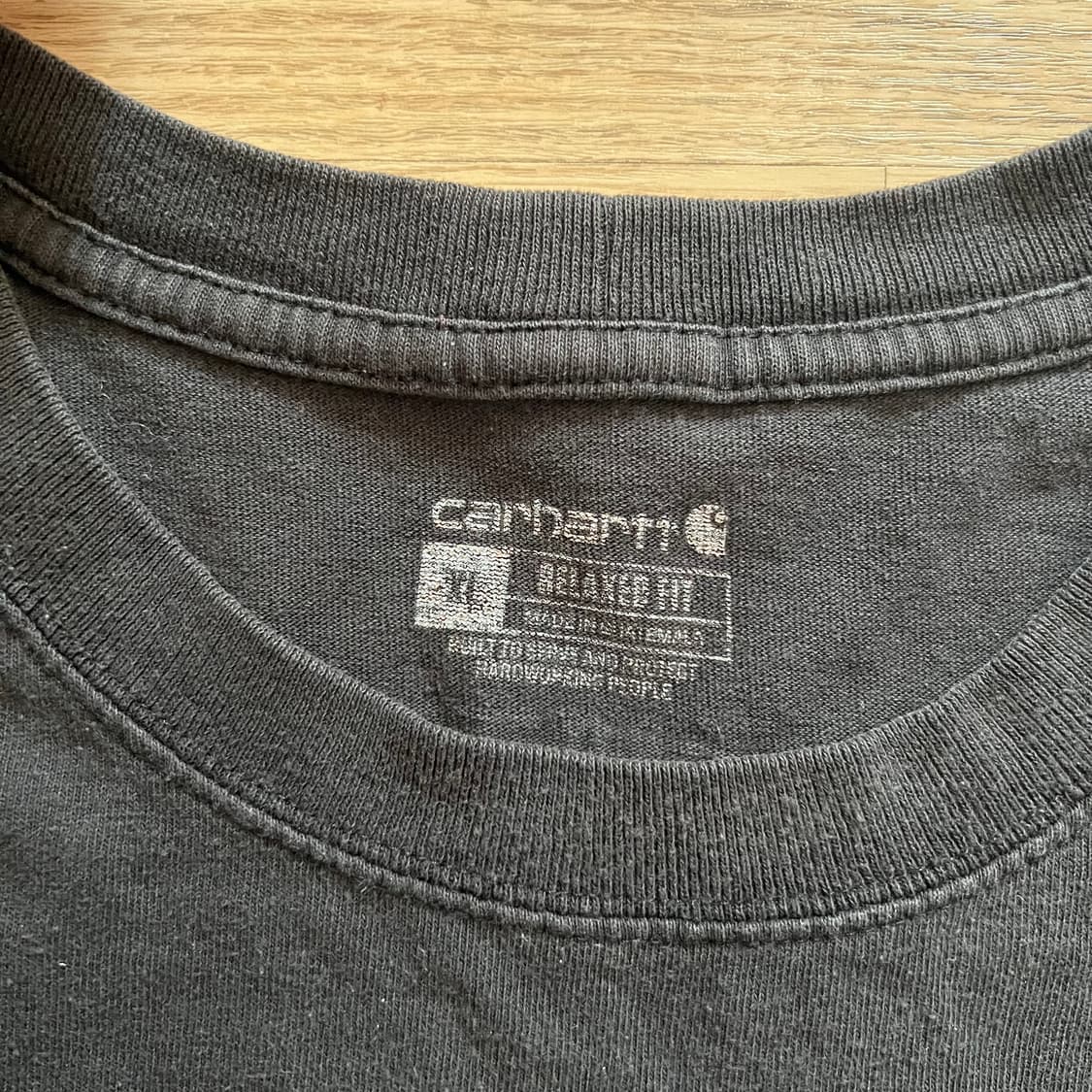 [CARHARTT] 칼하트 백 프린팅 로고 반팔티 상품이미지5