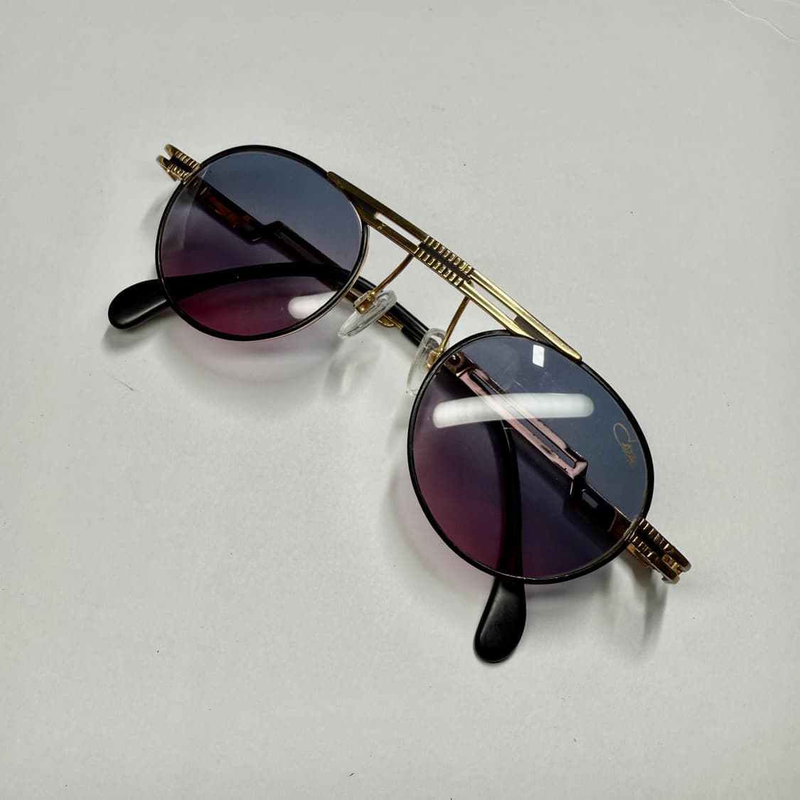 [희귀] 빈티지 선글라스[카잘(CAZAL)골드 디테일 라운드 선글라스] 상품이미지5
