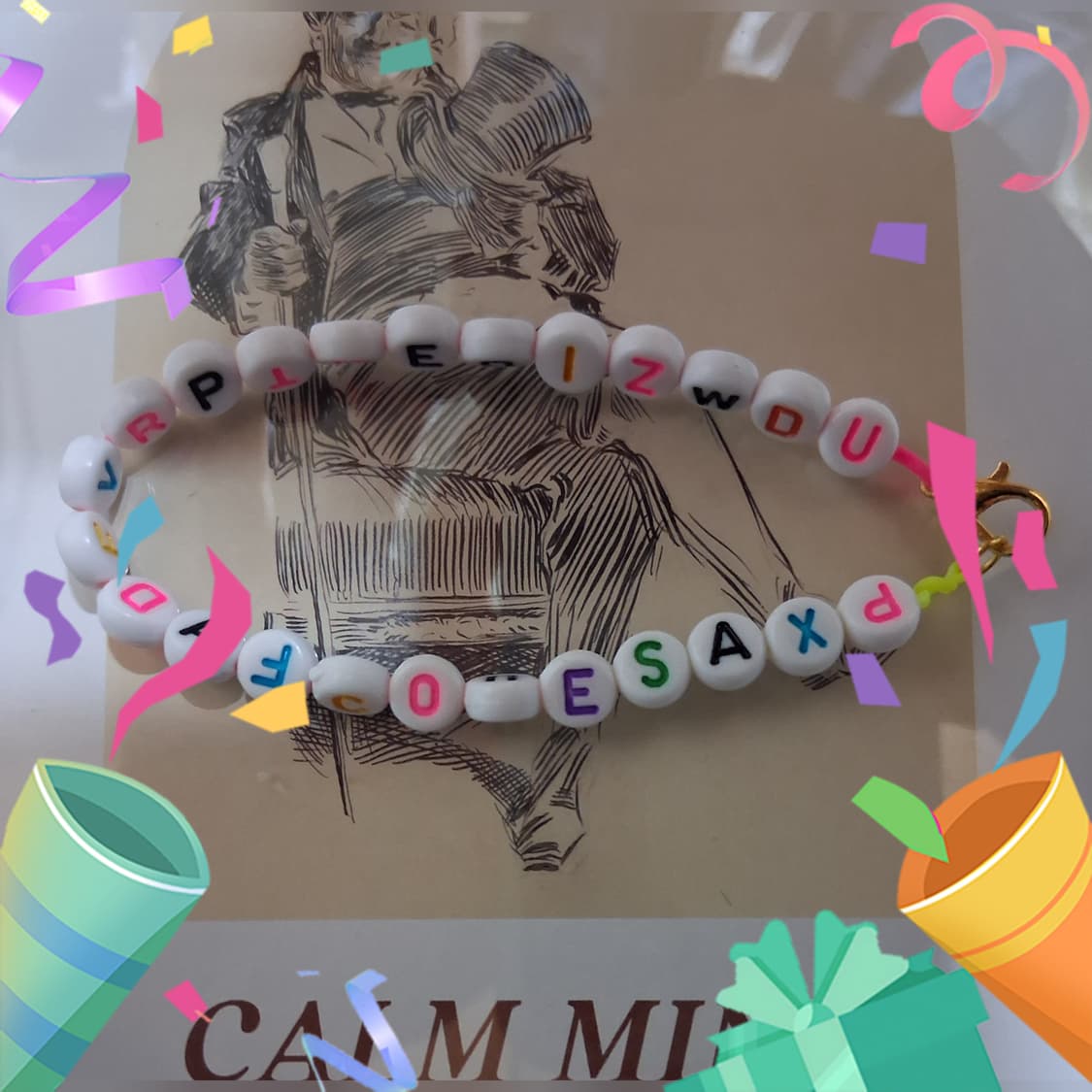 젬핌공방 예쁜 알파벳 팔찌 팔아요 상품이미지1