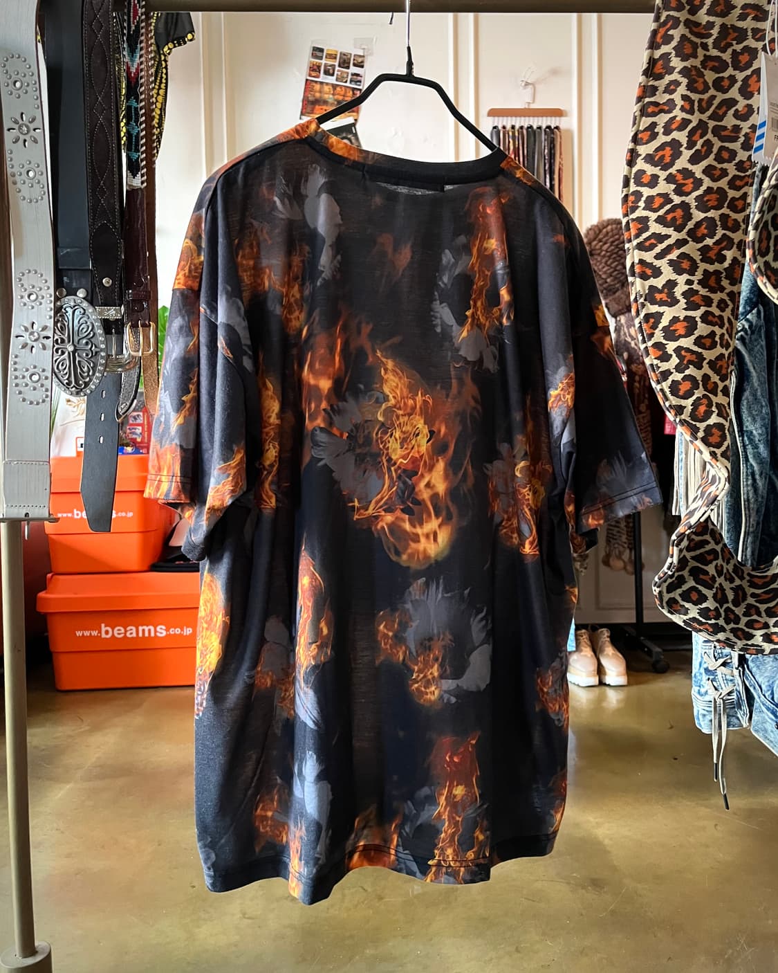 NO ID. Flame Floral Graphic T-Shirt 상품이미지7
