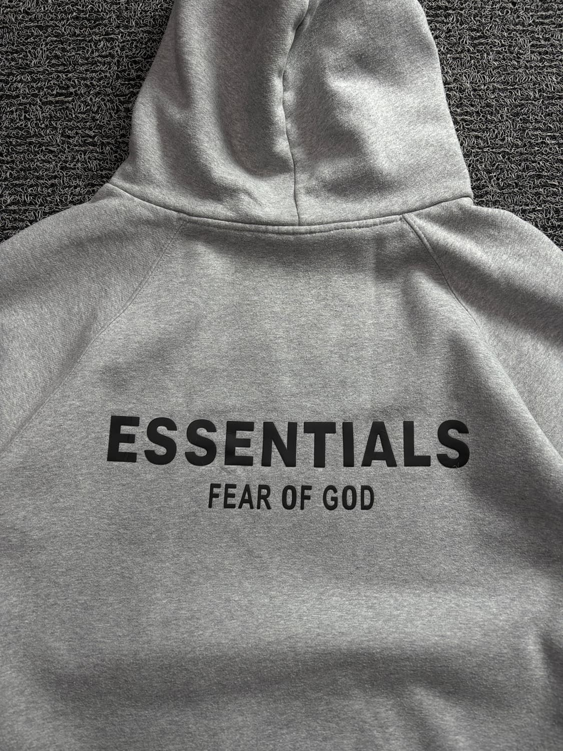 피어오브갓 에센셜 빅로고 박시핏 후디 그레이 1697 상품이미지1