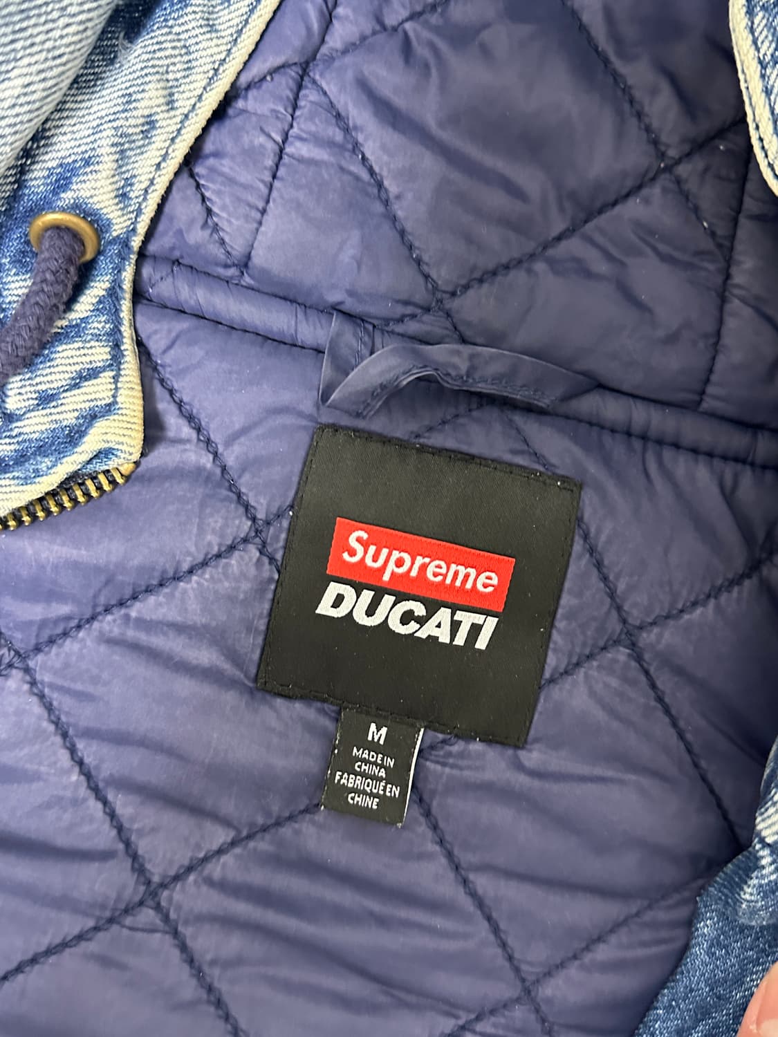 24ss 슈프림 두카티 후드 레이싱 자켓 M 상품이미지5