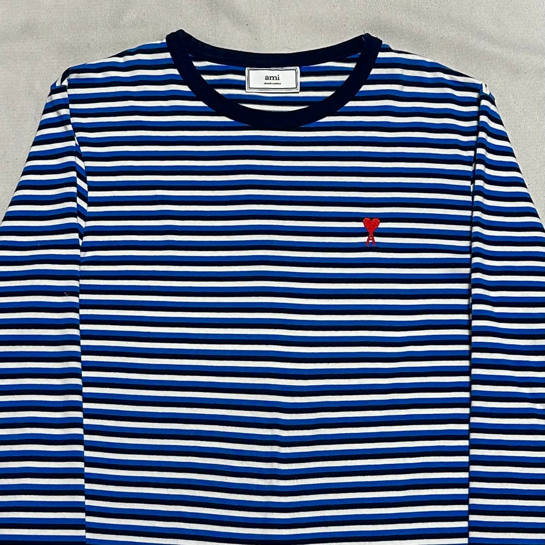 L 아미 블루 스트라이프 롱 슬리브 상품이미지1