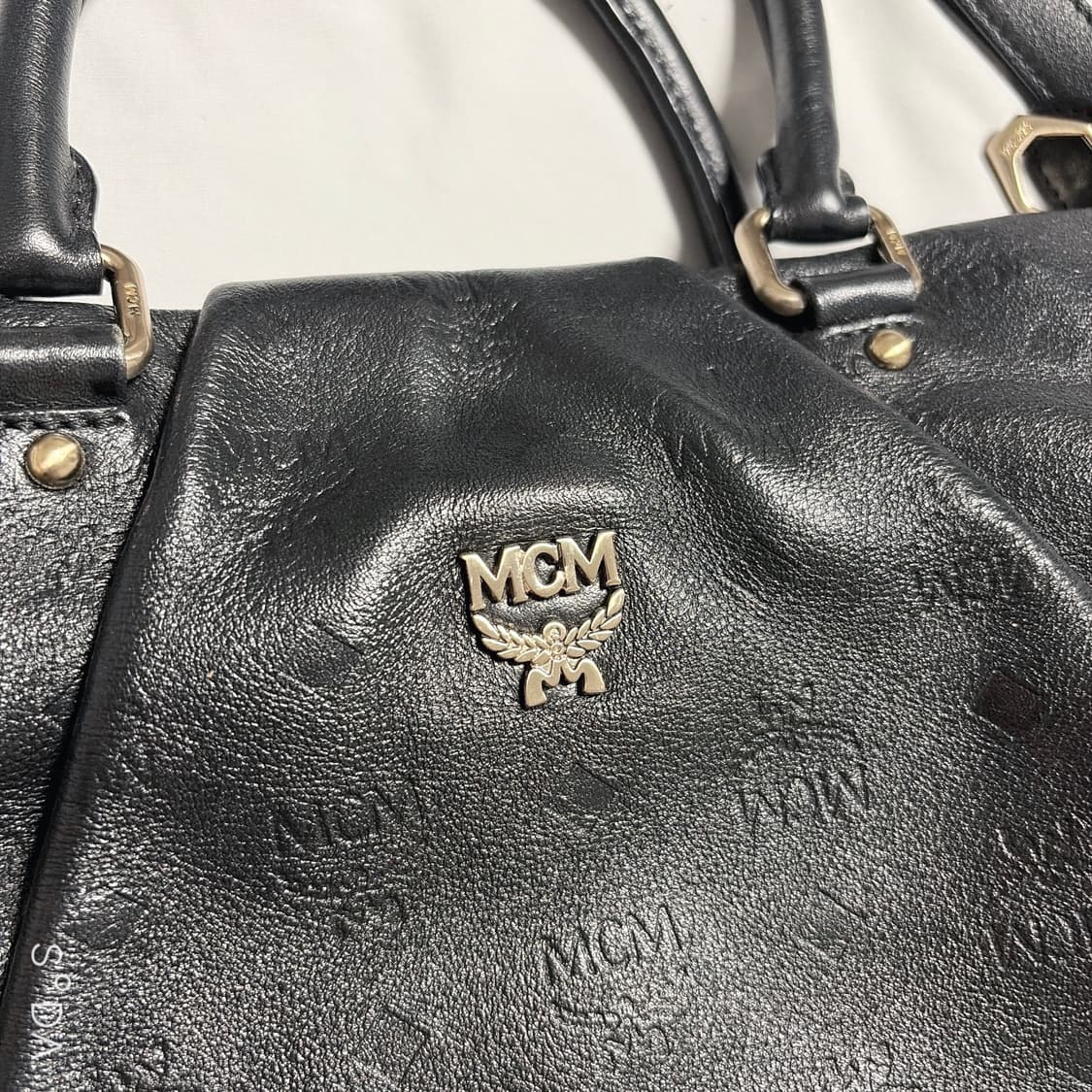 MCM 엠씨엠 블랙 토트겸 크로스백 상품이미지6