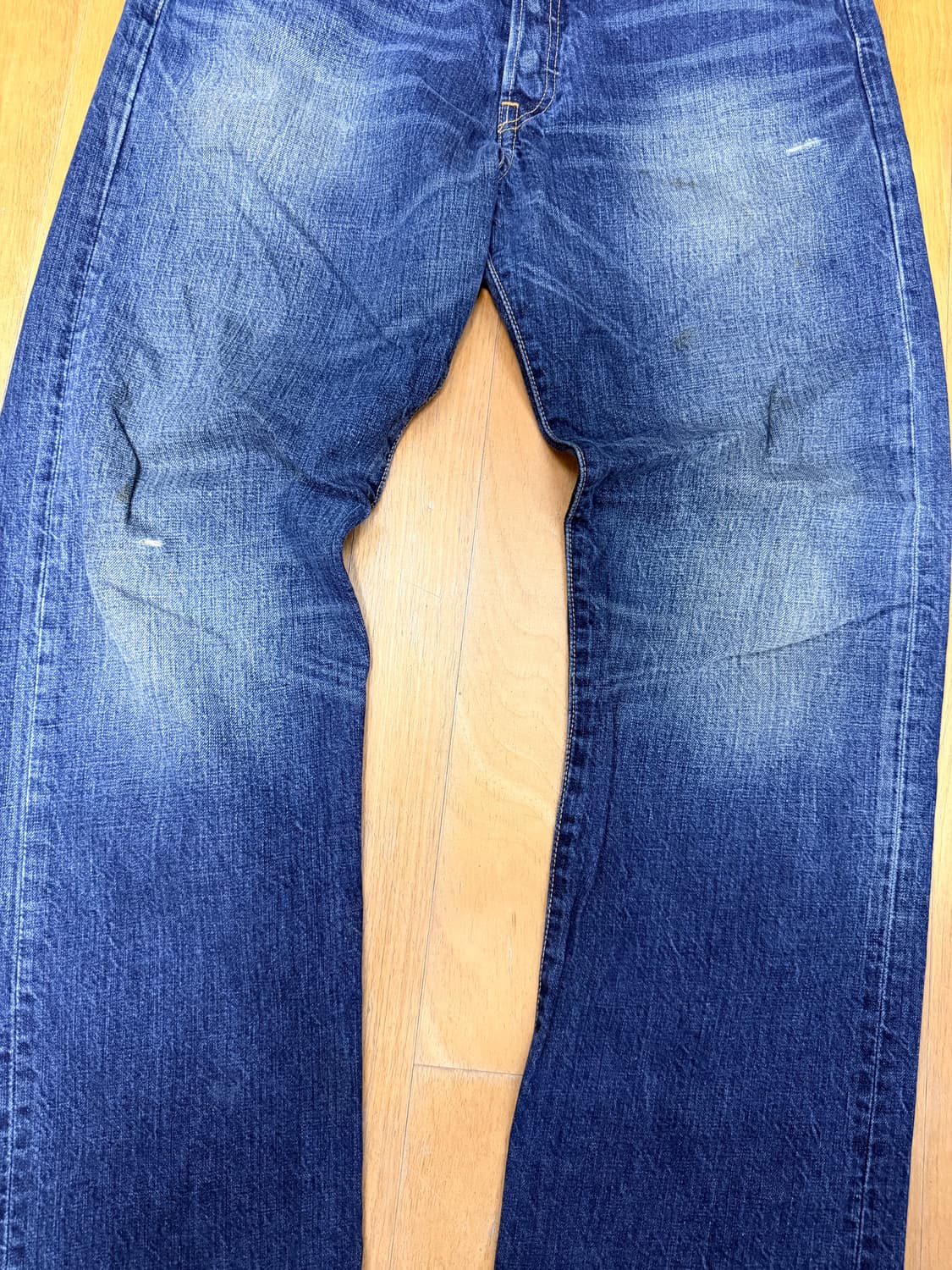리바이스 501 레귤러핏 라인 빈티지 워싱 데님팬츠 34 상품이미지4