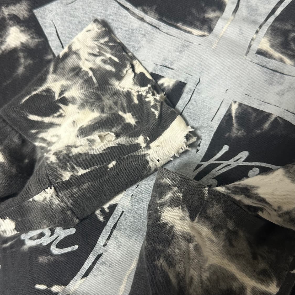 빈티지 십자가 후드집업 상품이미지5