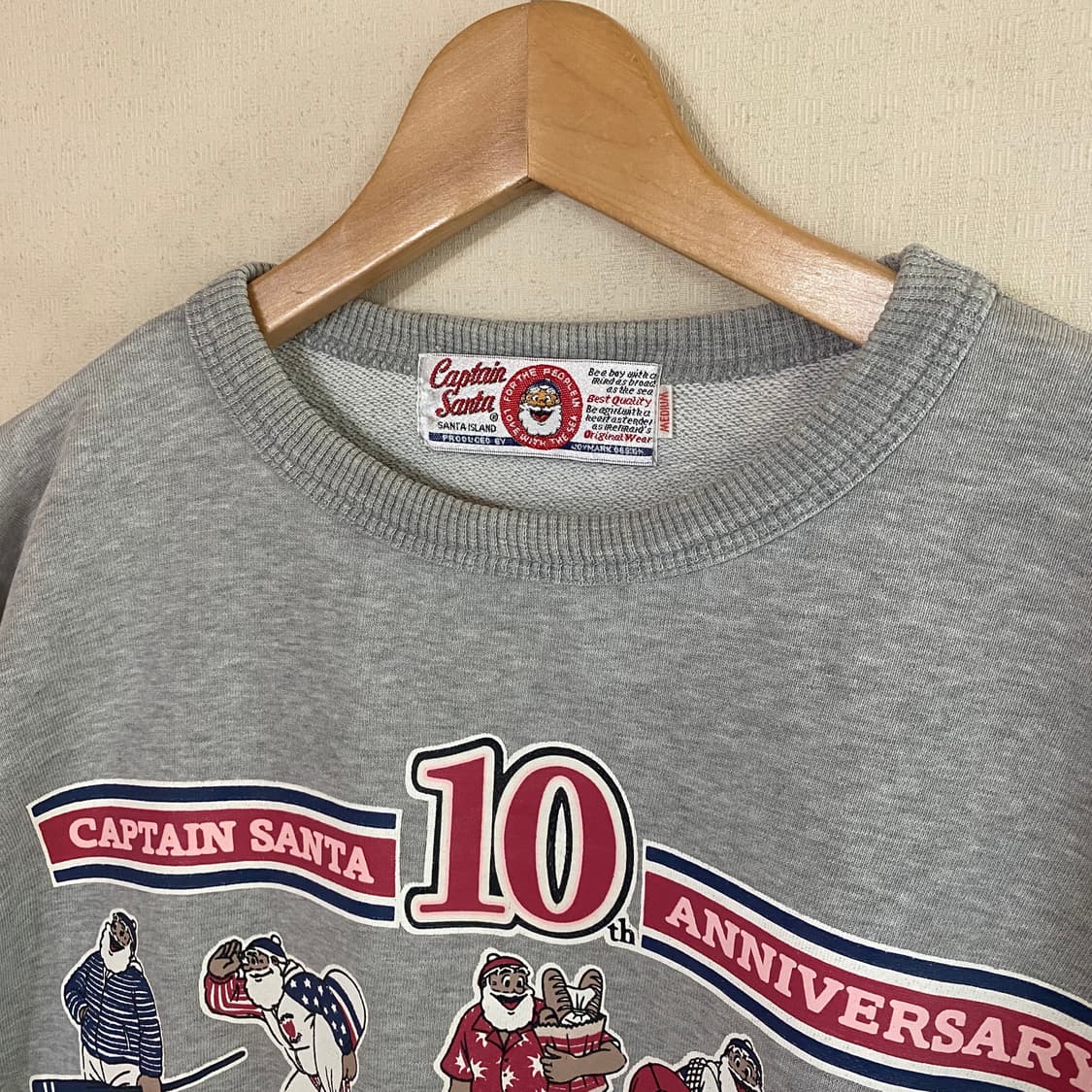 (M) Captain Santa 캡틴산타 스웨트셔츠 상품이미지2
