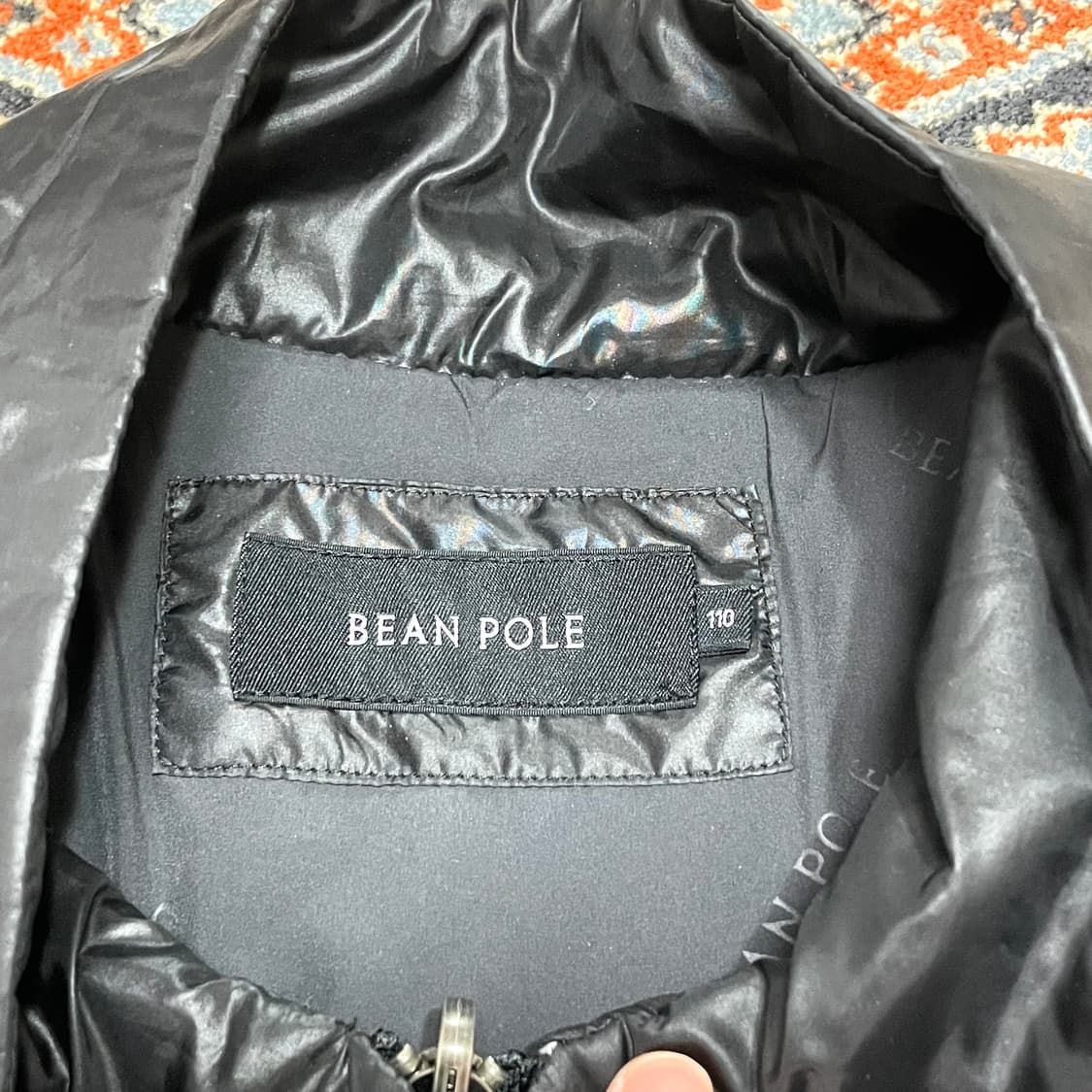 빈폴 블랙 퀼팅자켓 남성110 상품이미지4