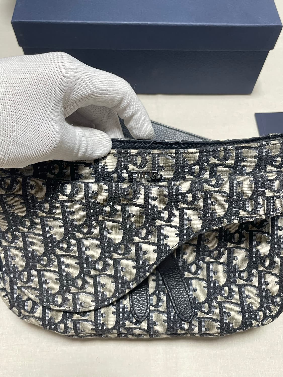 디올 오블리크 자카드 새들 크로스백 [os] 상품이미지2