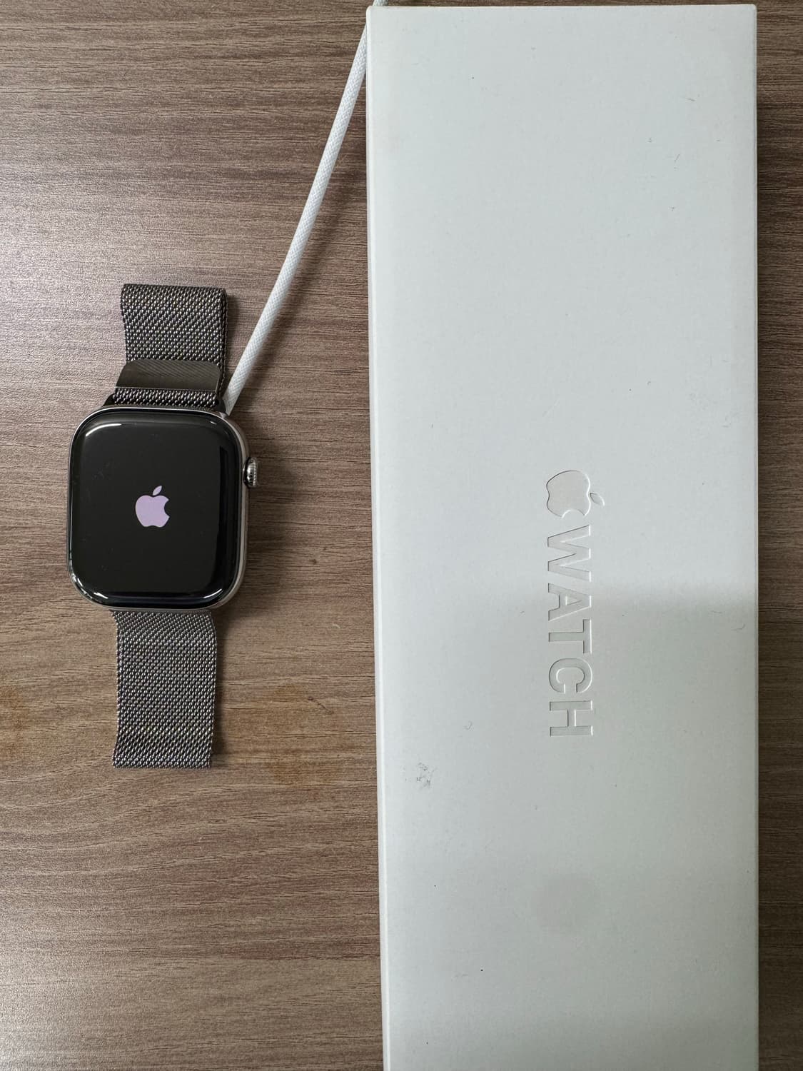 애플워치 10 티타늄 내추럴 46mm 밀레니즈루프 + 애캐플 상품이미지1