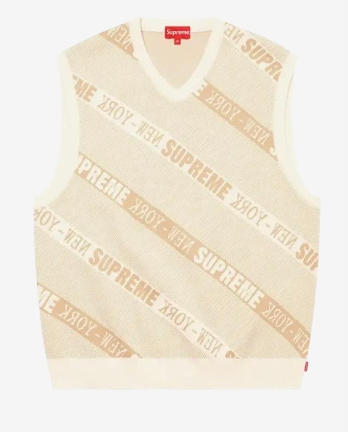슈프림 스트라이프 스웨터 니트 베스트 상품이미지1