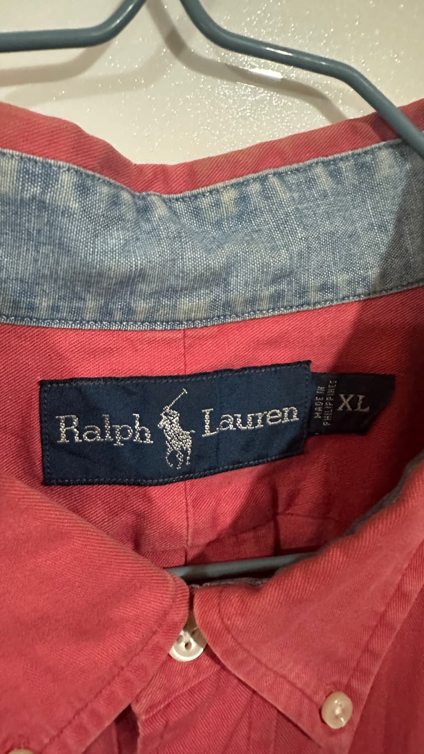 폴로 랄프로렌 핑크 셔츠 XL 상품이미지2