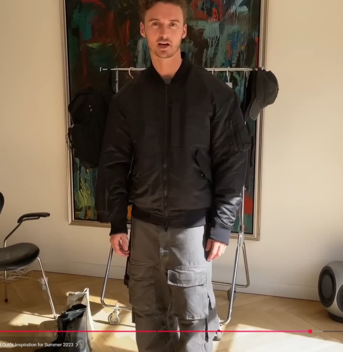 [S] 유니클로 +J 오버사이즈 MA-1 자켓 21FW 상품이미지4