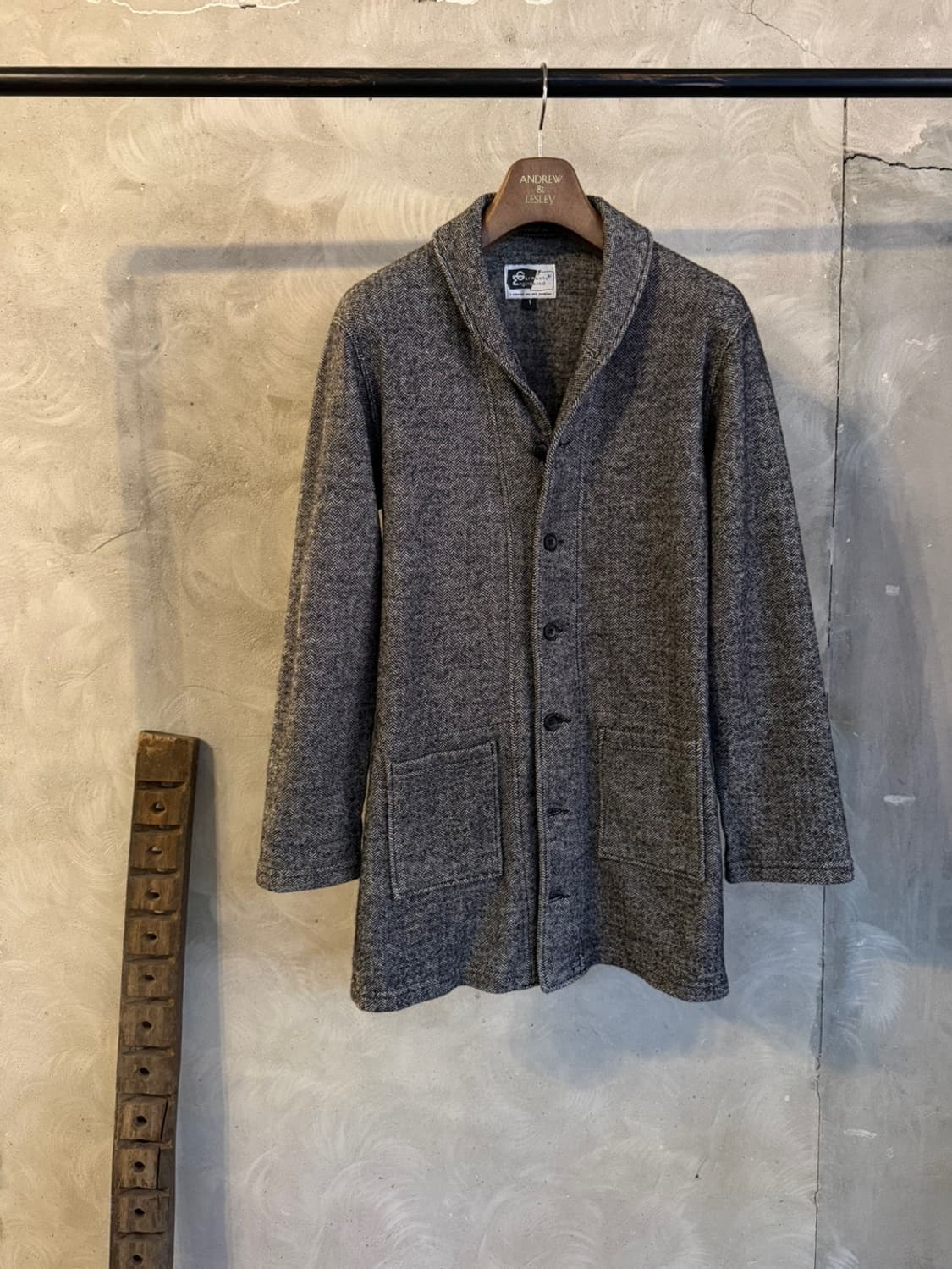 엔지니어드 가먼츠 트위드 코트 100 상품이미지8