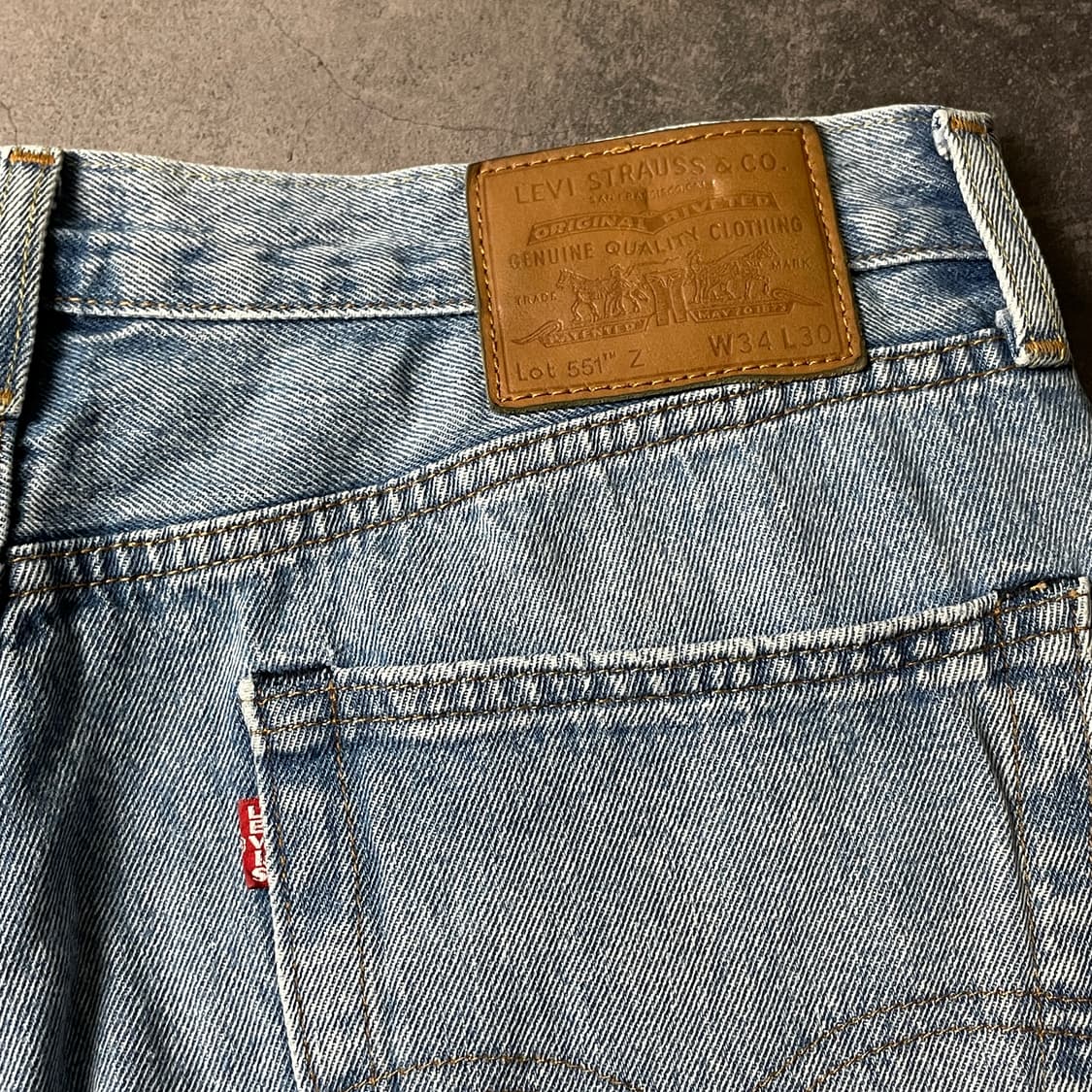 LEVI'S 리바이스551 어센틱 스트레이트핏 데님 팬츠 A00642 상품이미지8