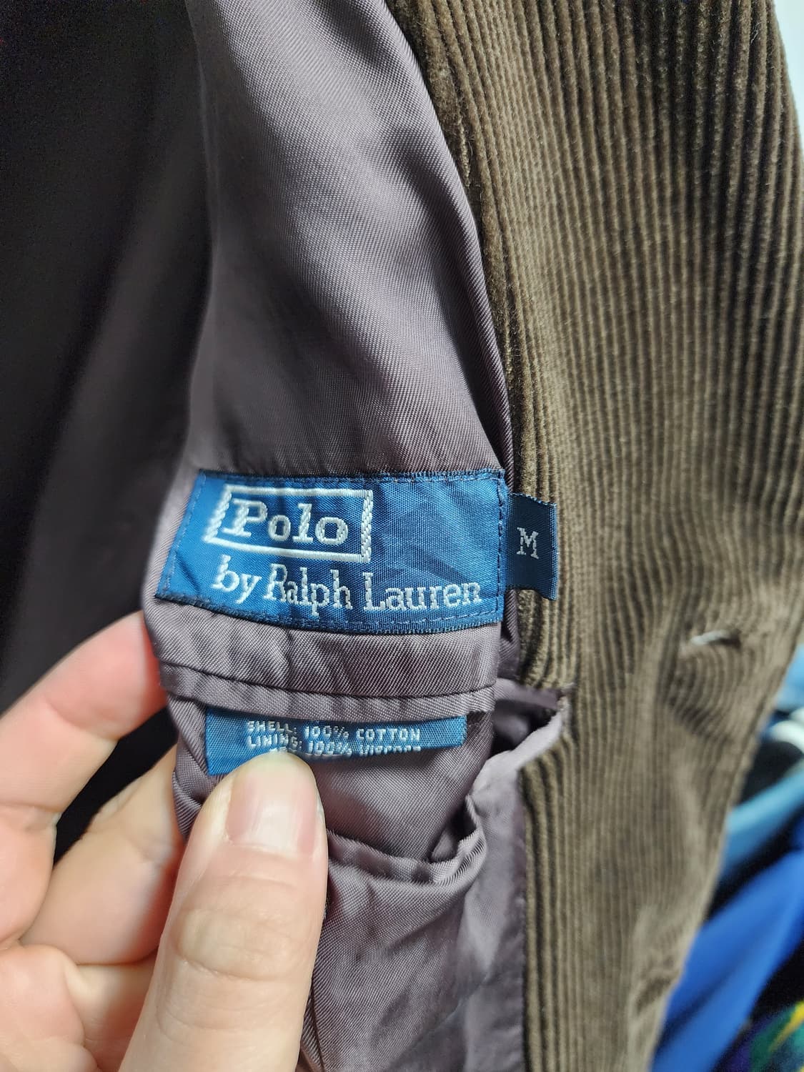 폴로 랄프로렌 MACAU 3버튼 코듀로이 블레이저 상품이미지6