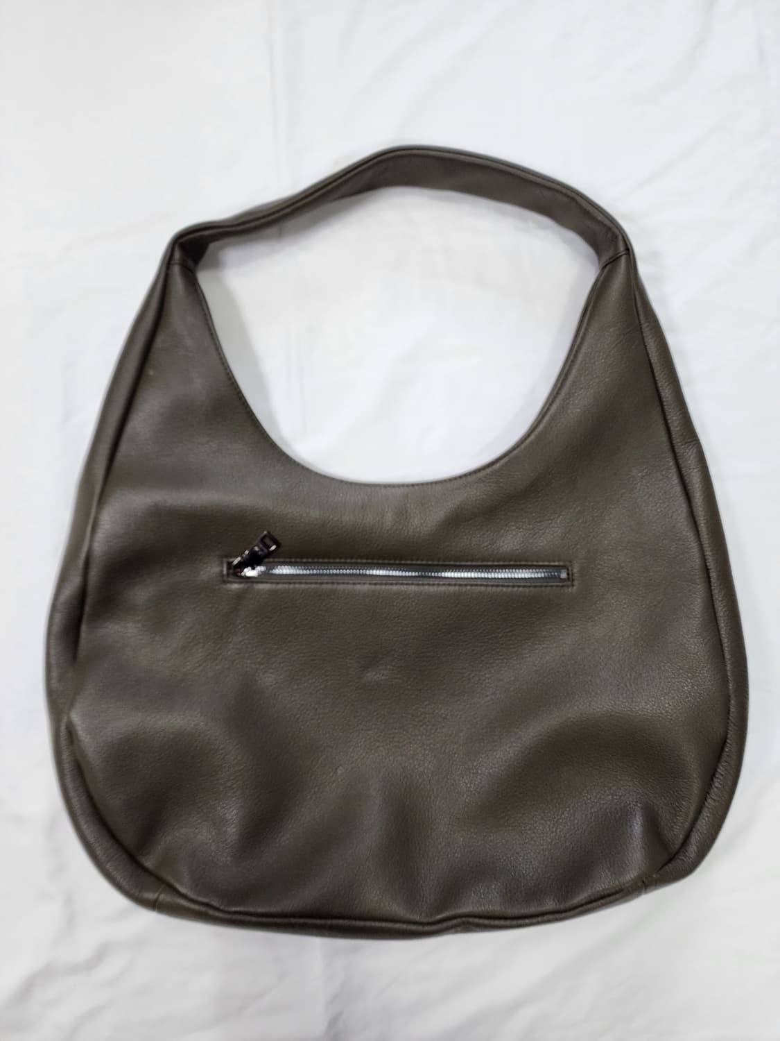 베라왕 샹스 빅백 소가죽 숄더백 카키 상품이미지2