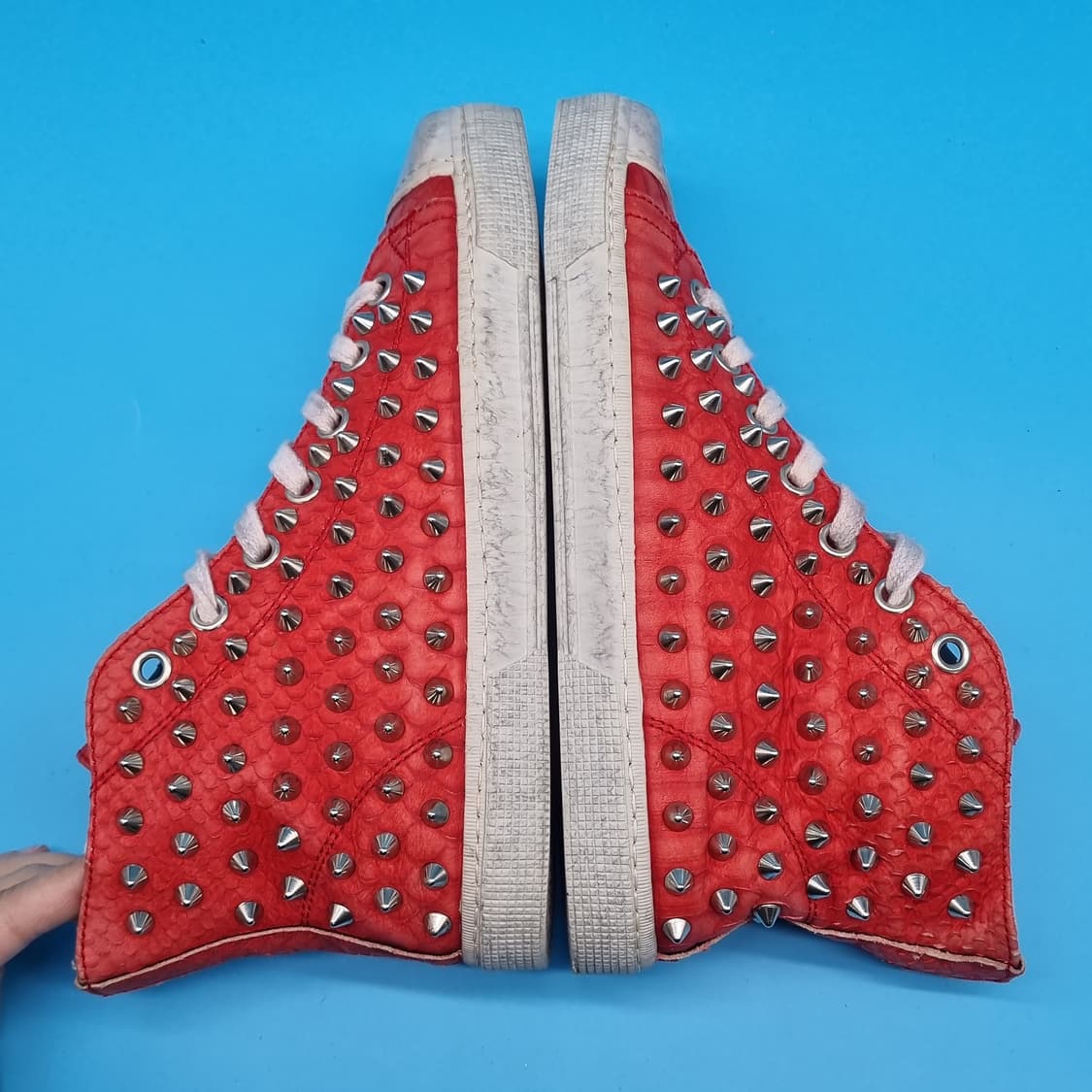 h 젠치 빈티지 남성하이탑 실사이즈 265 상품이미지5