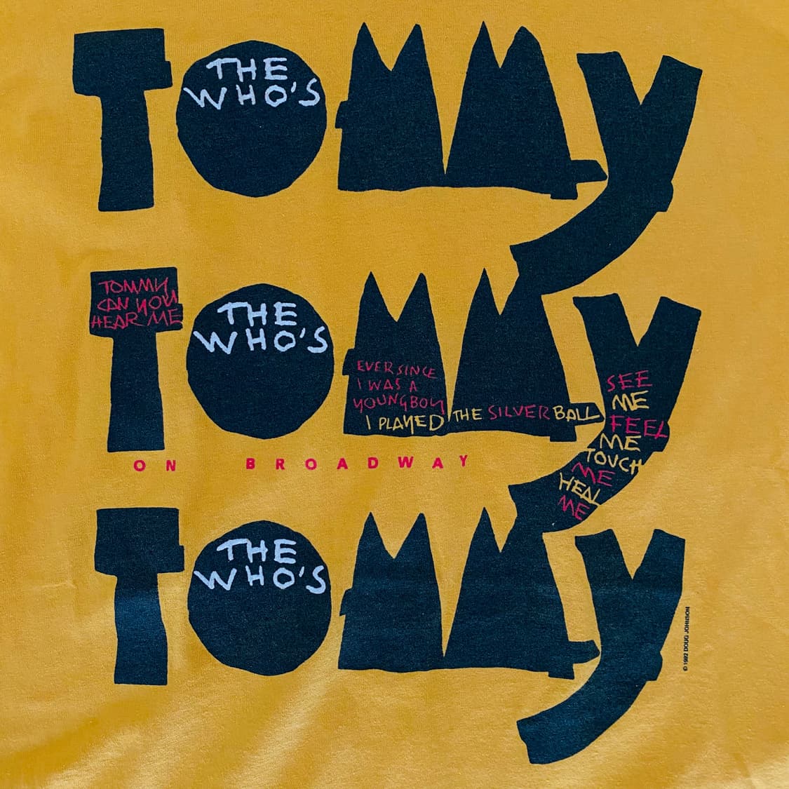 (XL) 90s 빈티지 the who tommy 더후 밴드티 상품이미지4