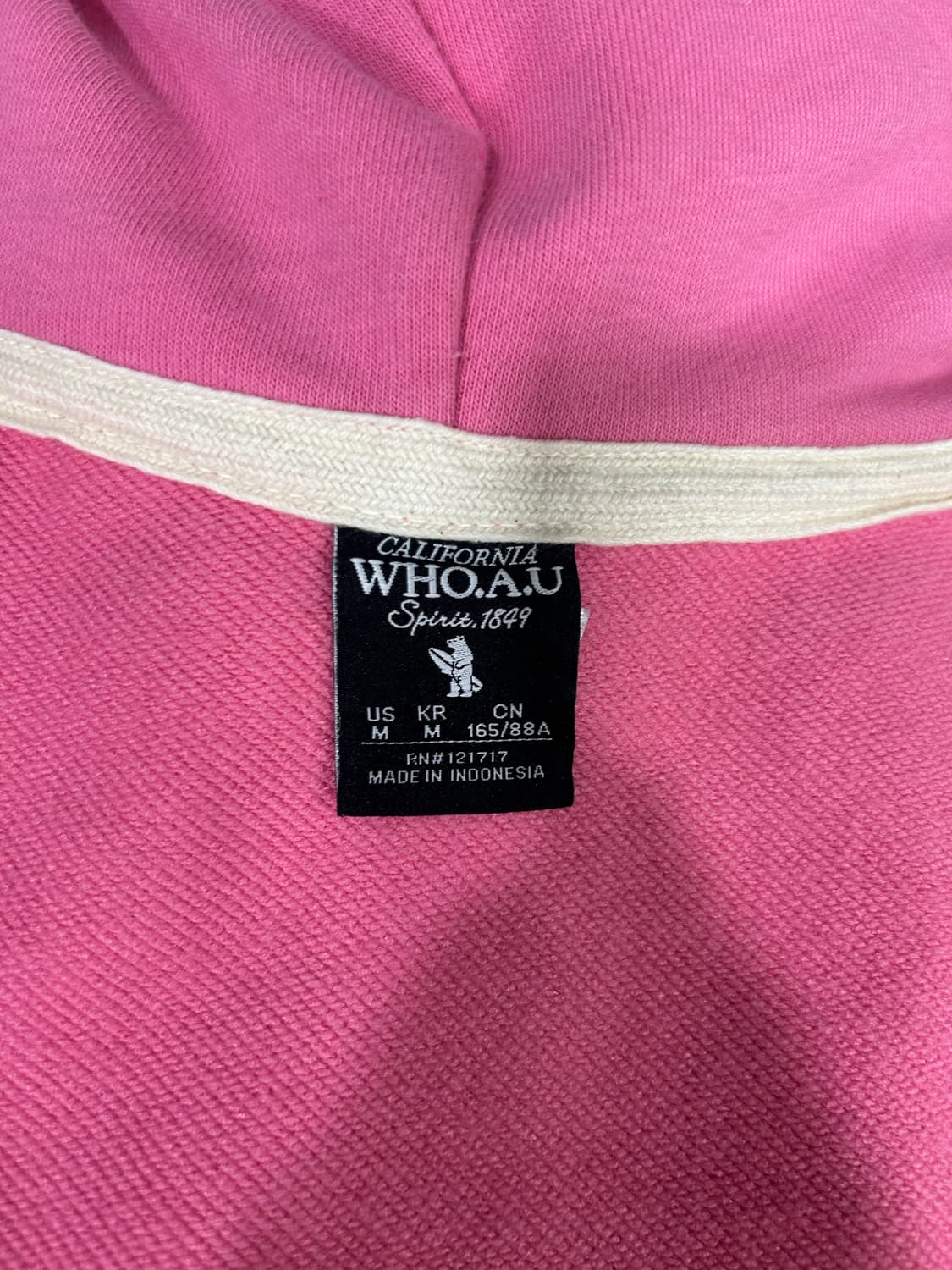 얼짱시대 후아유 핑크 후드집업 y2k히메갸루 상품이미지5