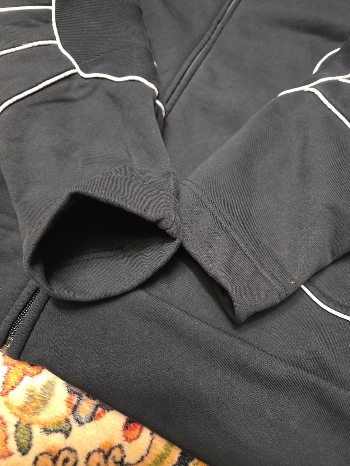 [XL] 휴고보스(HUGO BOSS) 파이핑 포인트 집업 트랙 자켓 (블 상품이미지5