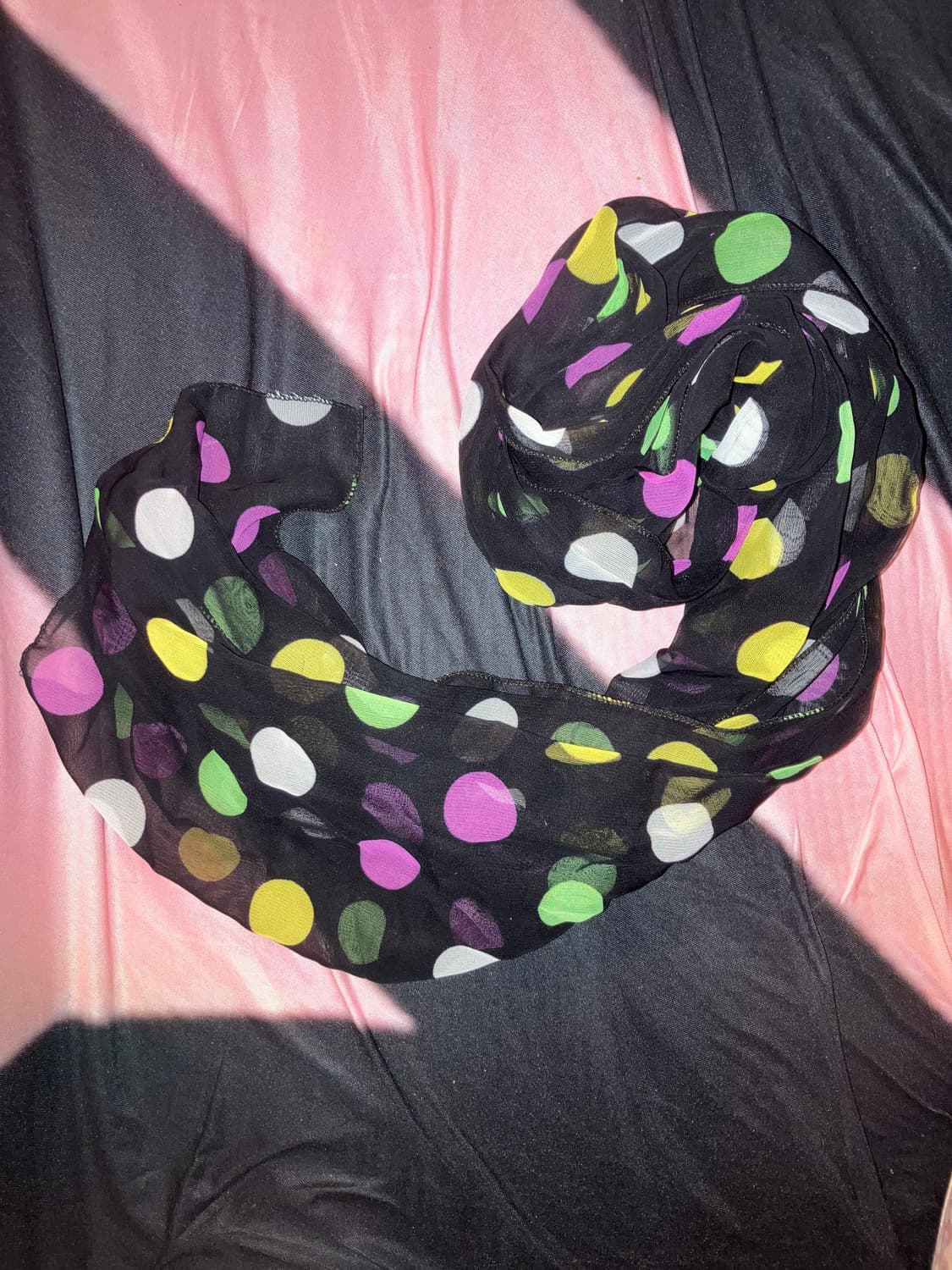 레인보우 도트 스카프 상품이미지1