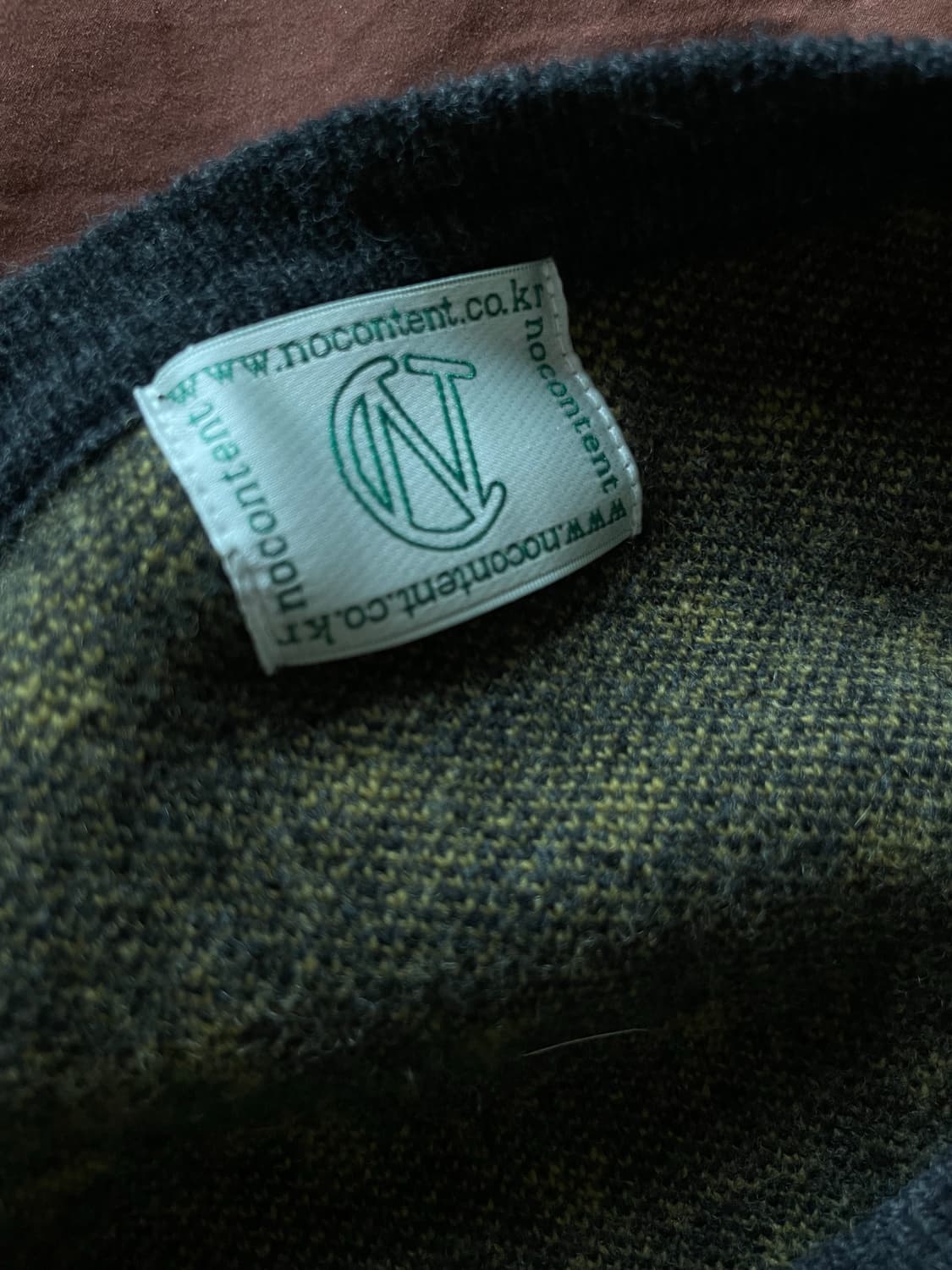 노컨텐츠 dot cardigan charcol 상품이미지6