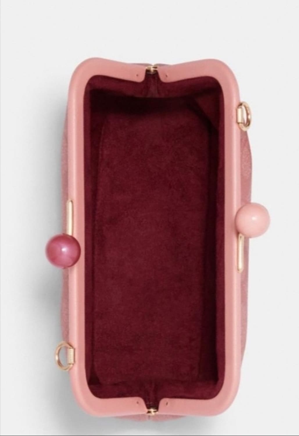 코치 키스락 클러치 크로스백 핑크 상품이미지3