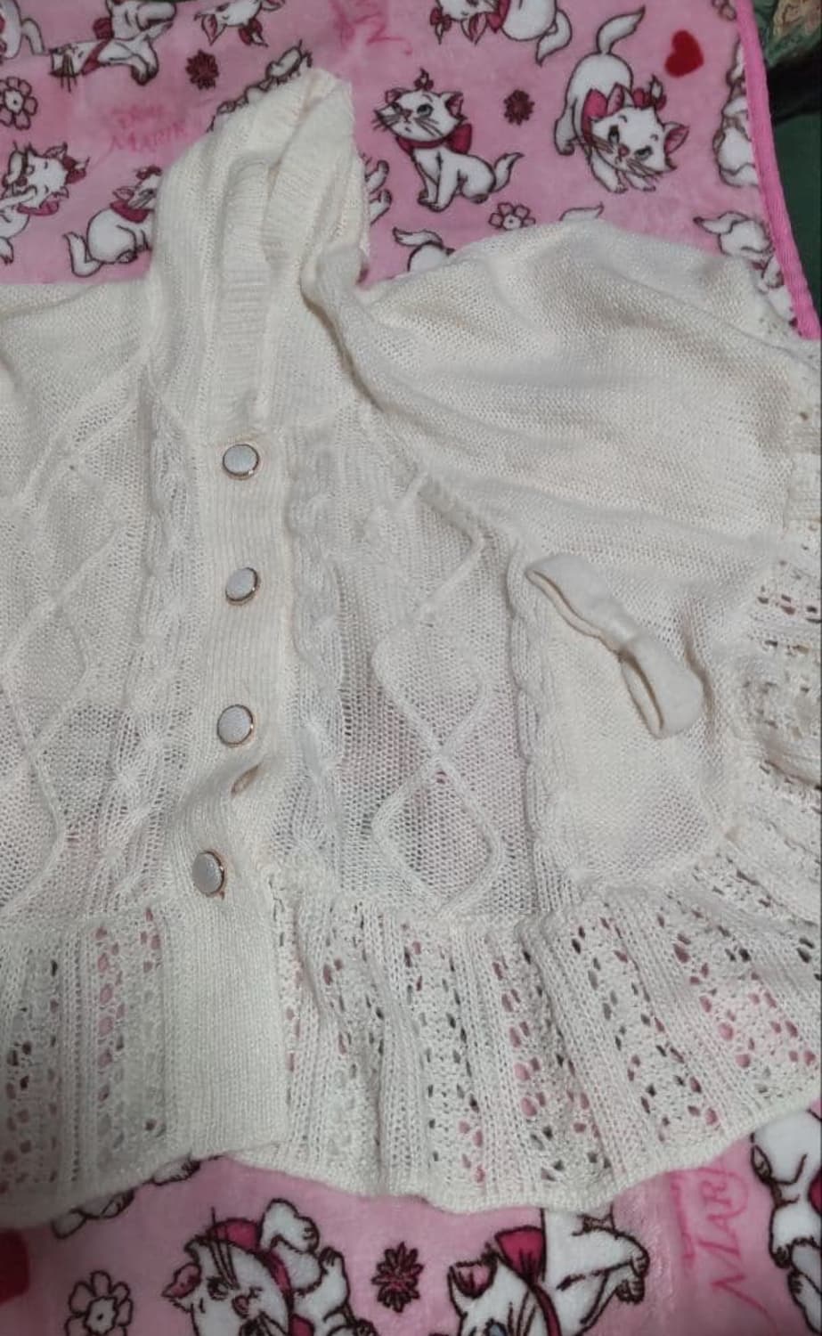 리즈리사 리즈멜로 리본 후드 판초 케이프 코트 m 상품이미지4