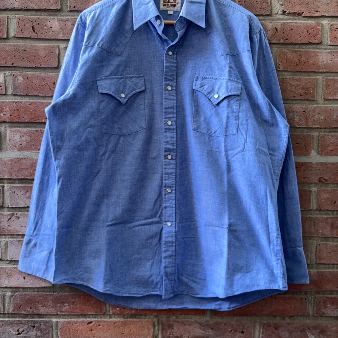 Ely Cattleman 샴브레이 웨스턴 셔츠 상품이미지3