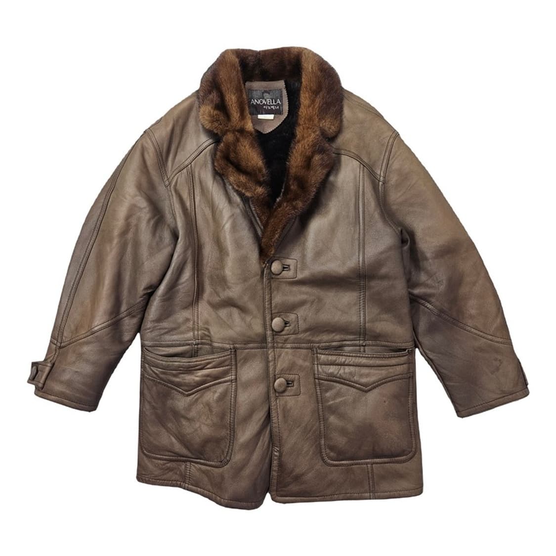 ANOVELLA 빈티지 양가죽 무스탕 M 상품이미지1