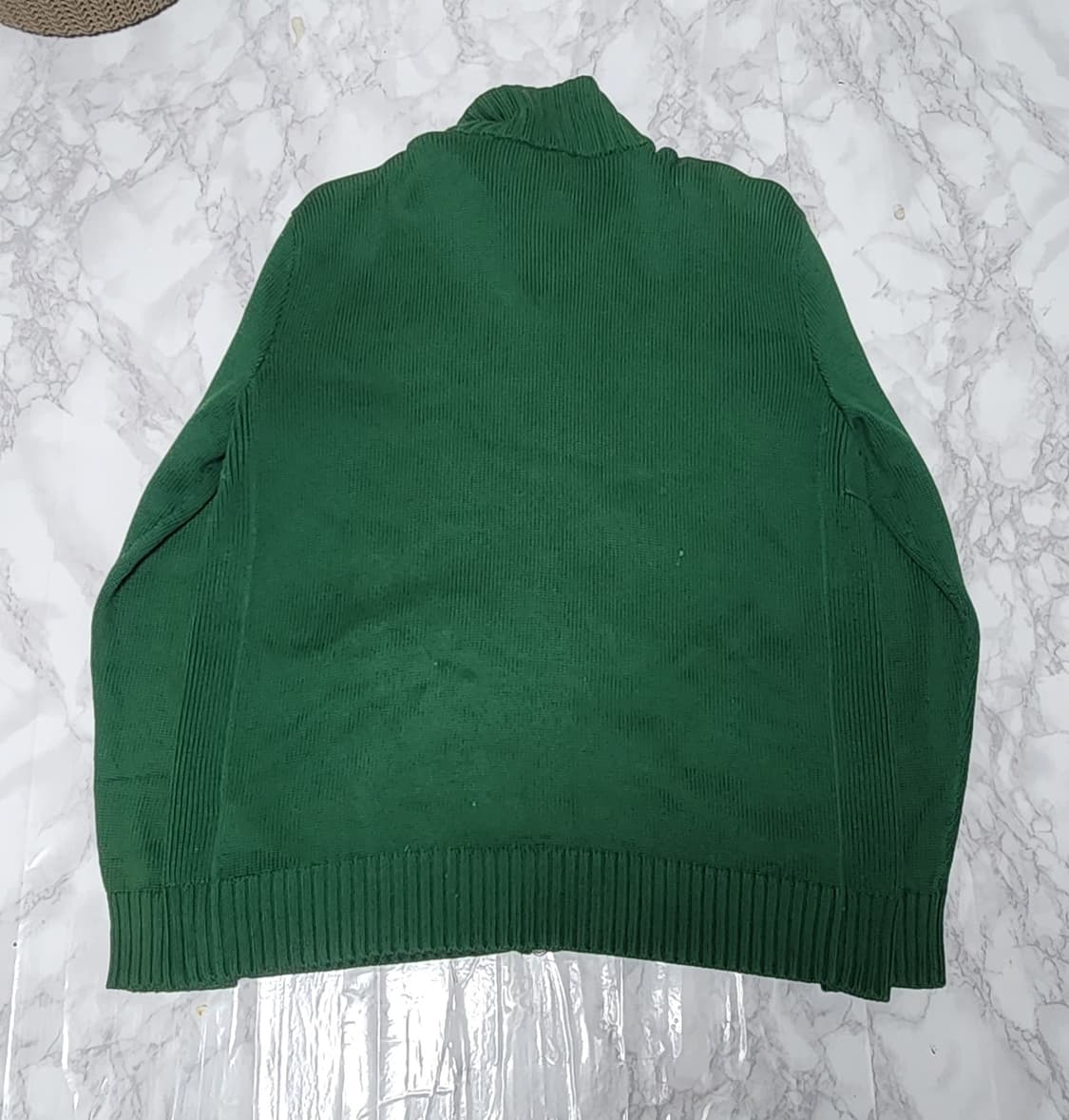 폴로 랄프로렌 빅포니 딥그린 런던 니트 집업 자켓 상품이미지6