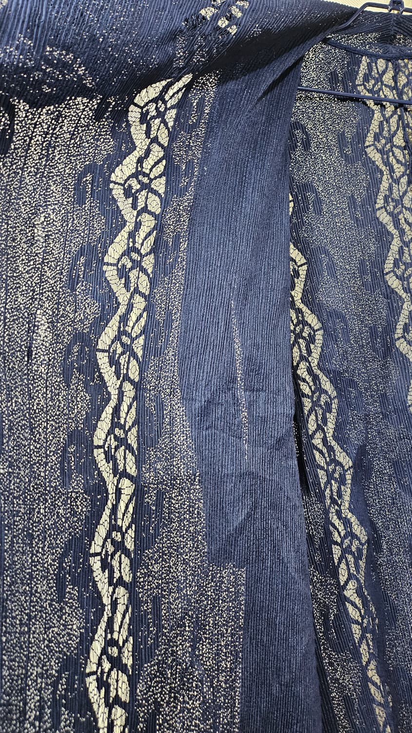 플리츠 네이비 레이스롱 가디건 상품이미지6