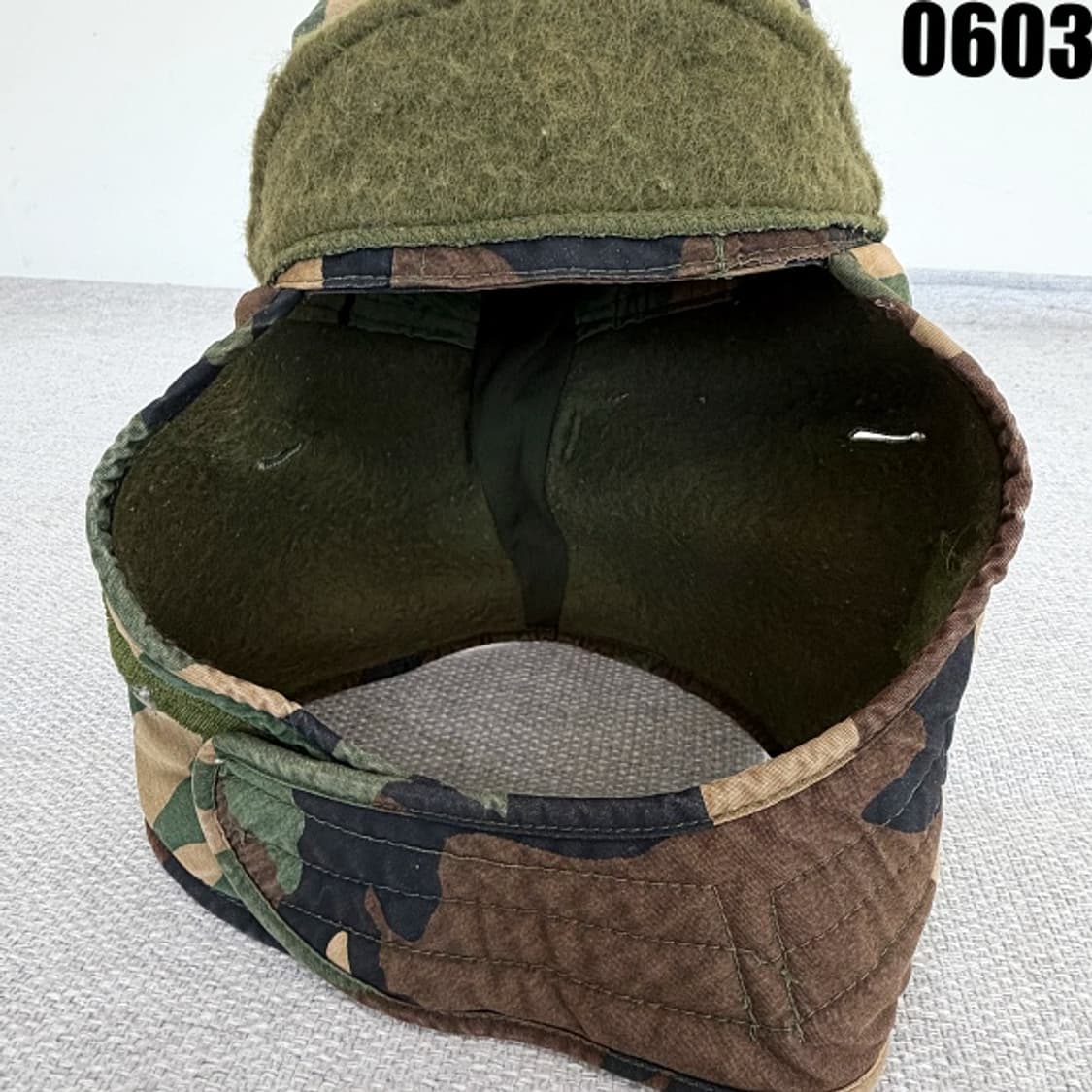 미군 우드랜드 카무플라주 패턴 방한 헬멧 라이너 7 0603 상품이미지3