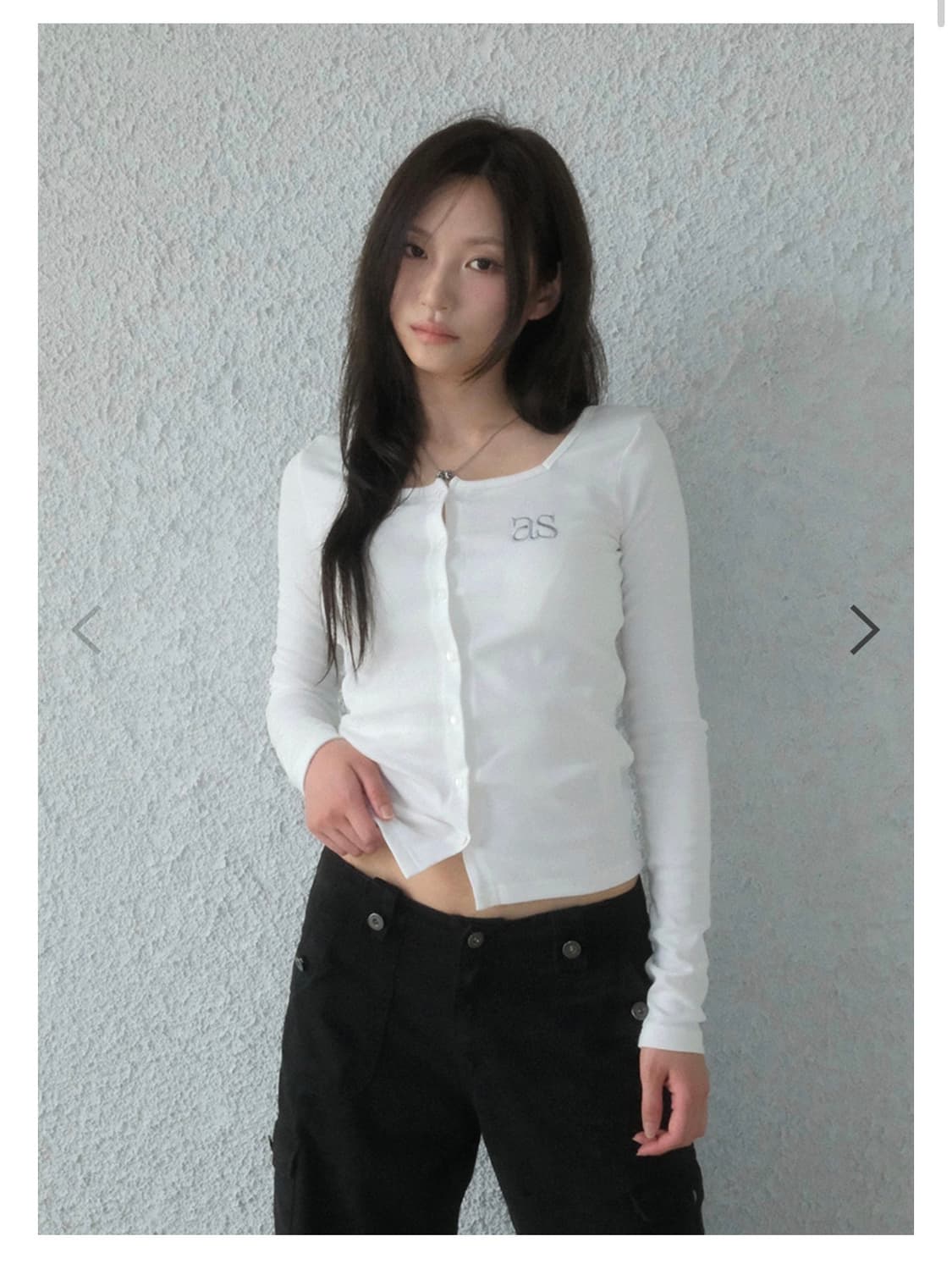 애즈온 시실리 버튼 가디건 상품이미지3