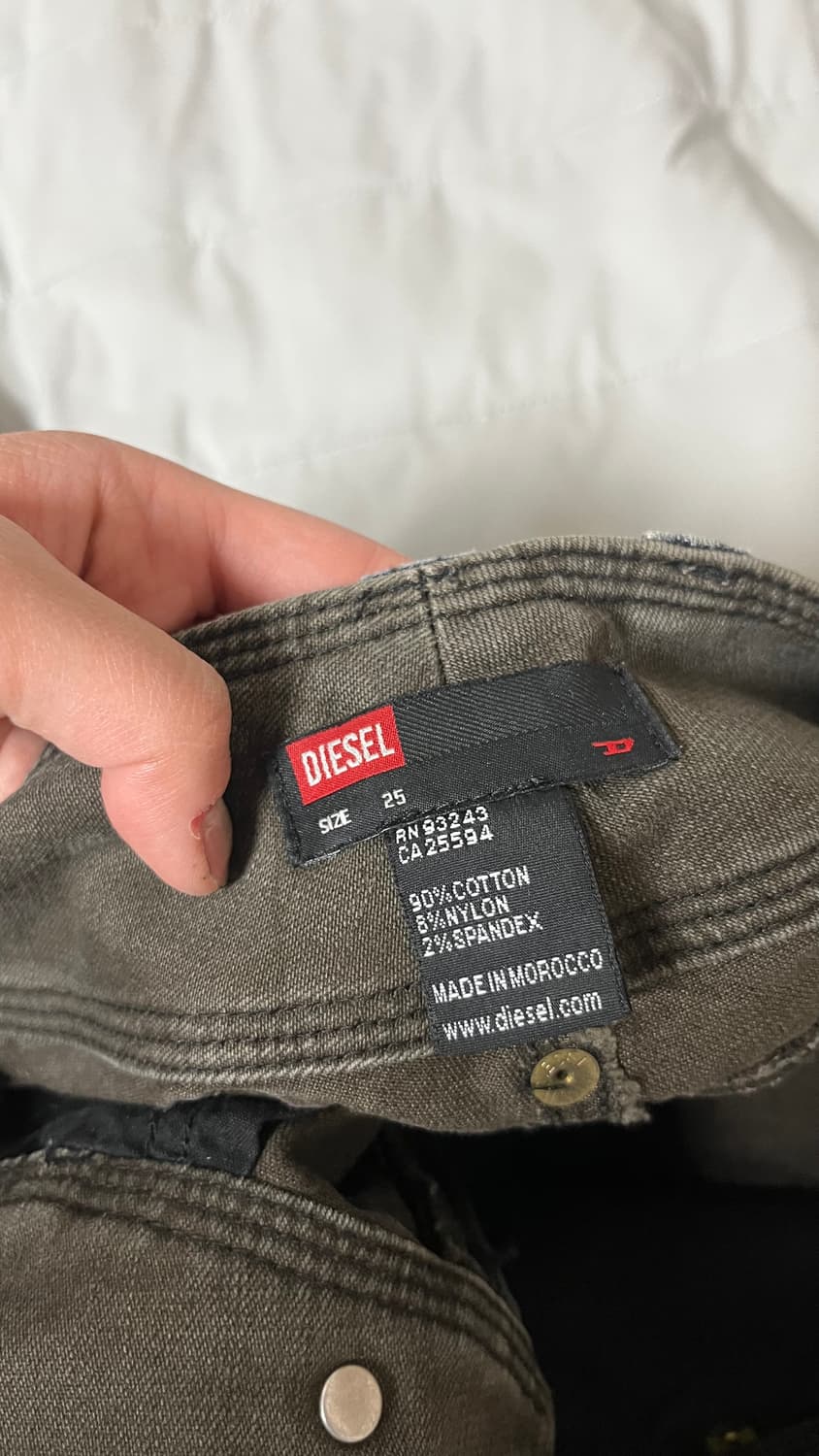 빈티지 디젤 로우라이즈 카프리팬츠 25 상품이미지5