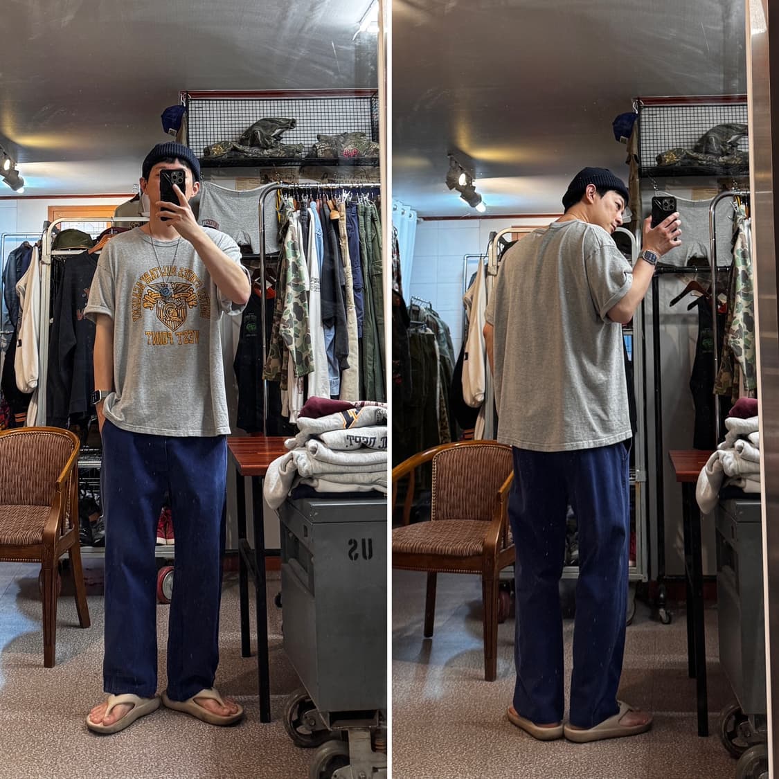 Vintage French Work Cotton Pants 상품이미지2