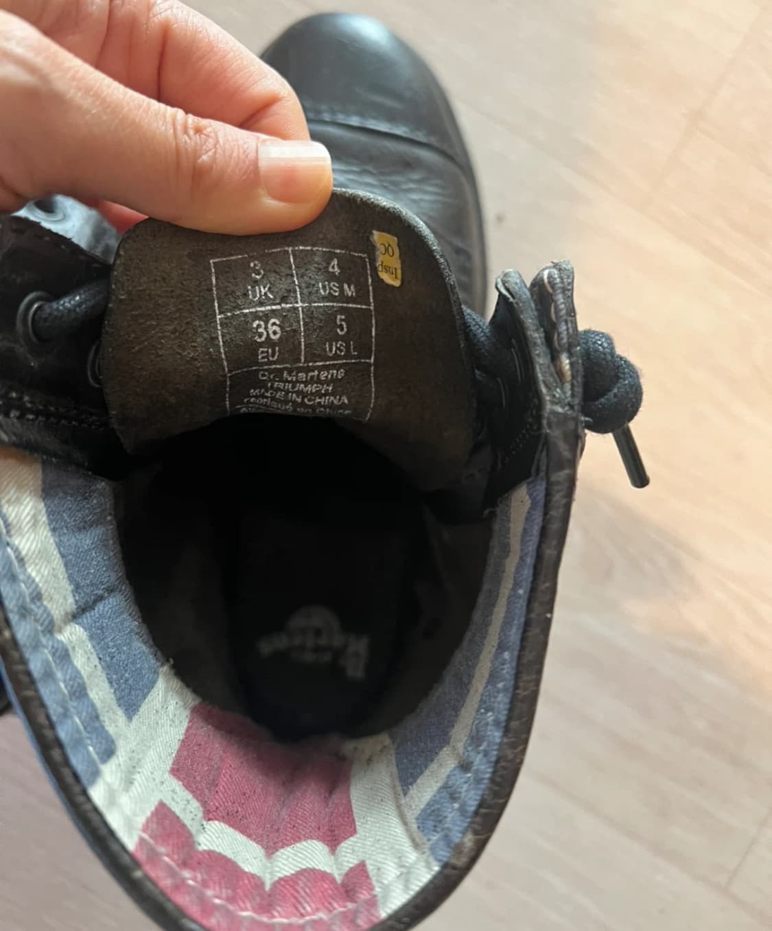 닥터마틴 블랙 레더 버클 부츠 36 상품이미지3