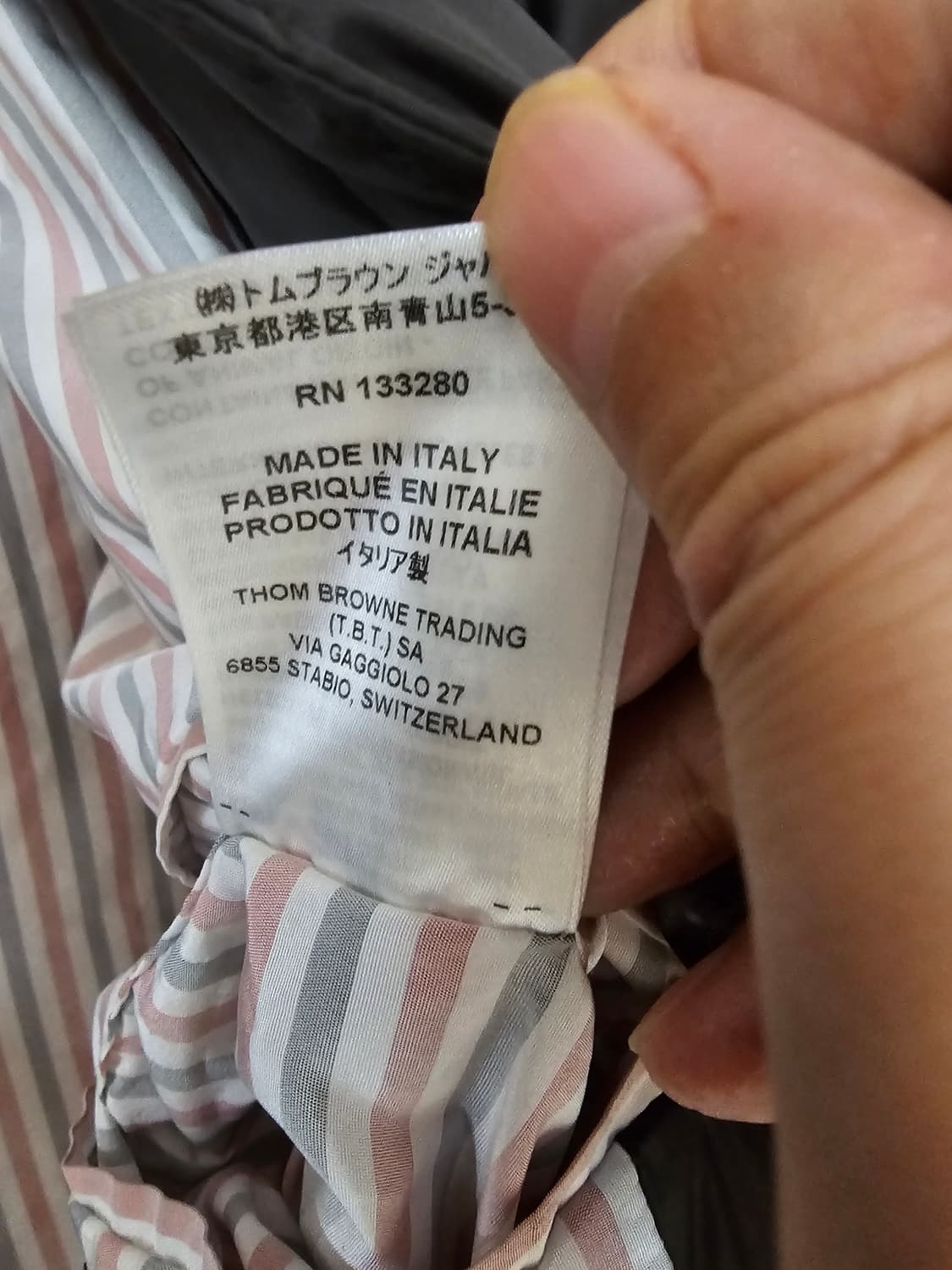 톰브라운 사선완장 후드 롱패딩(3/100~105/정품) 상품이미지10