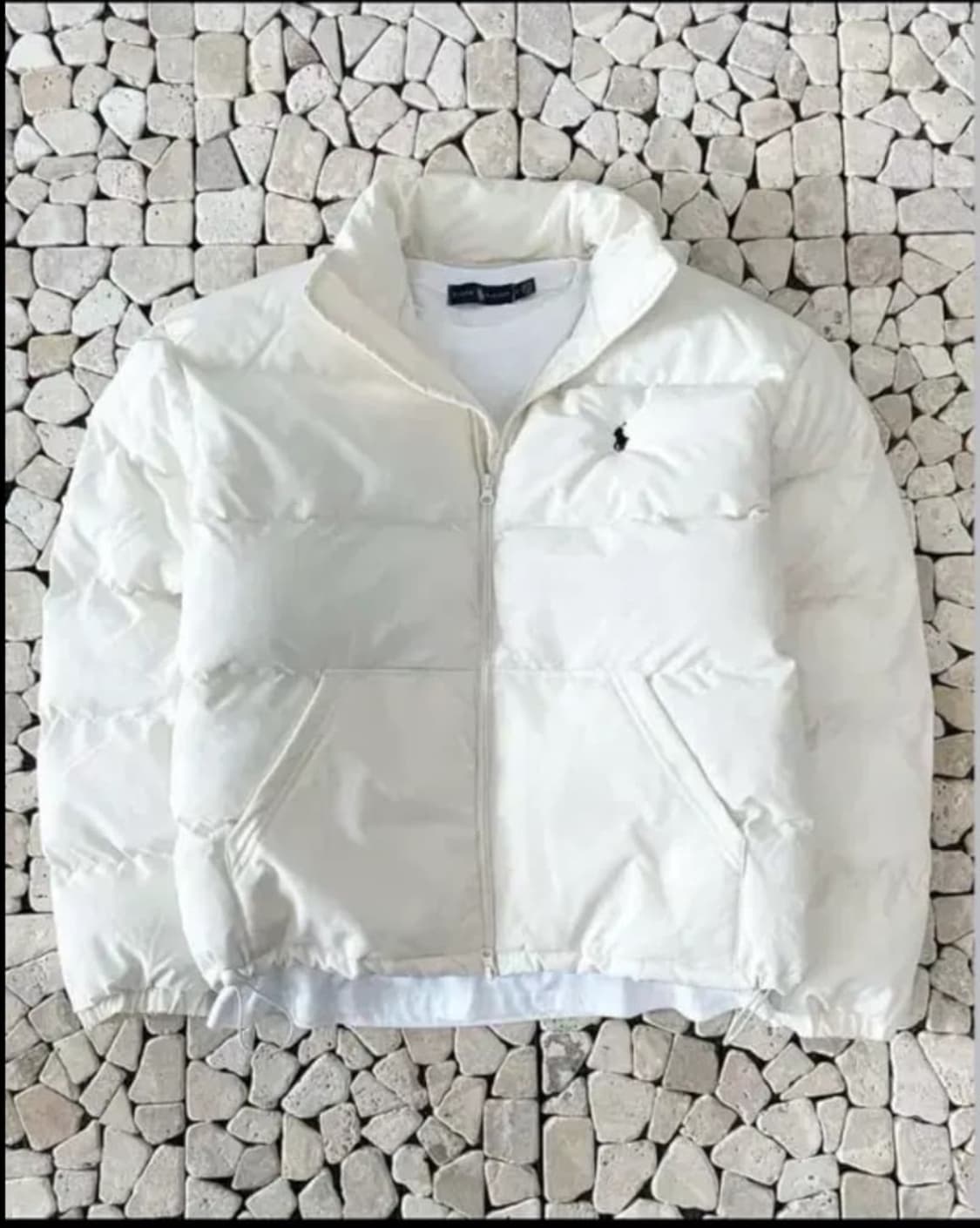 폴로 랄프로렌 아이보리 패딩점퍼 상품이미지1