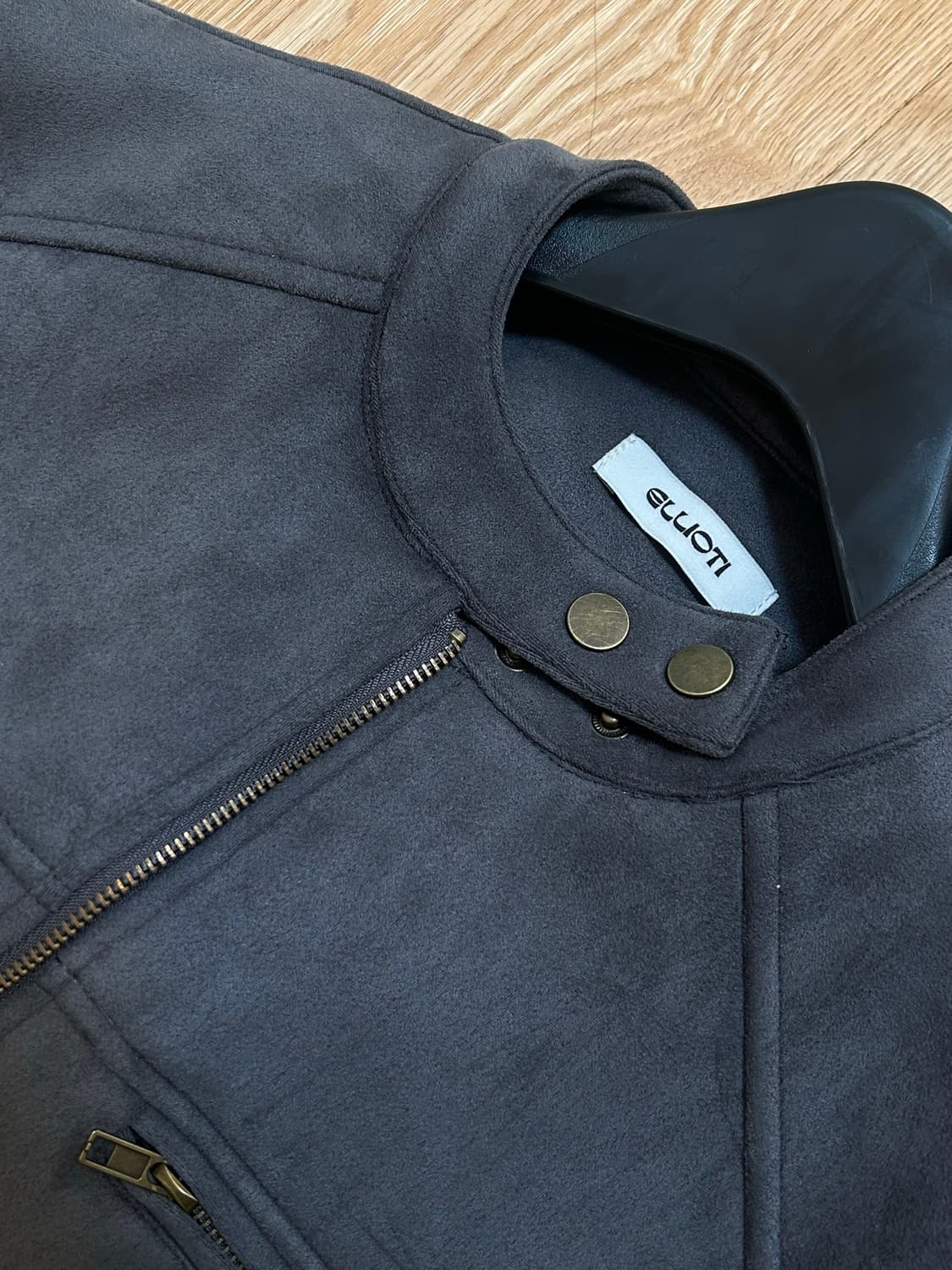 ELLIOTI Suede Jacket (Charcoal) 상품이미지3