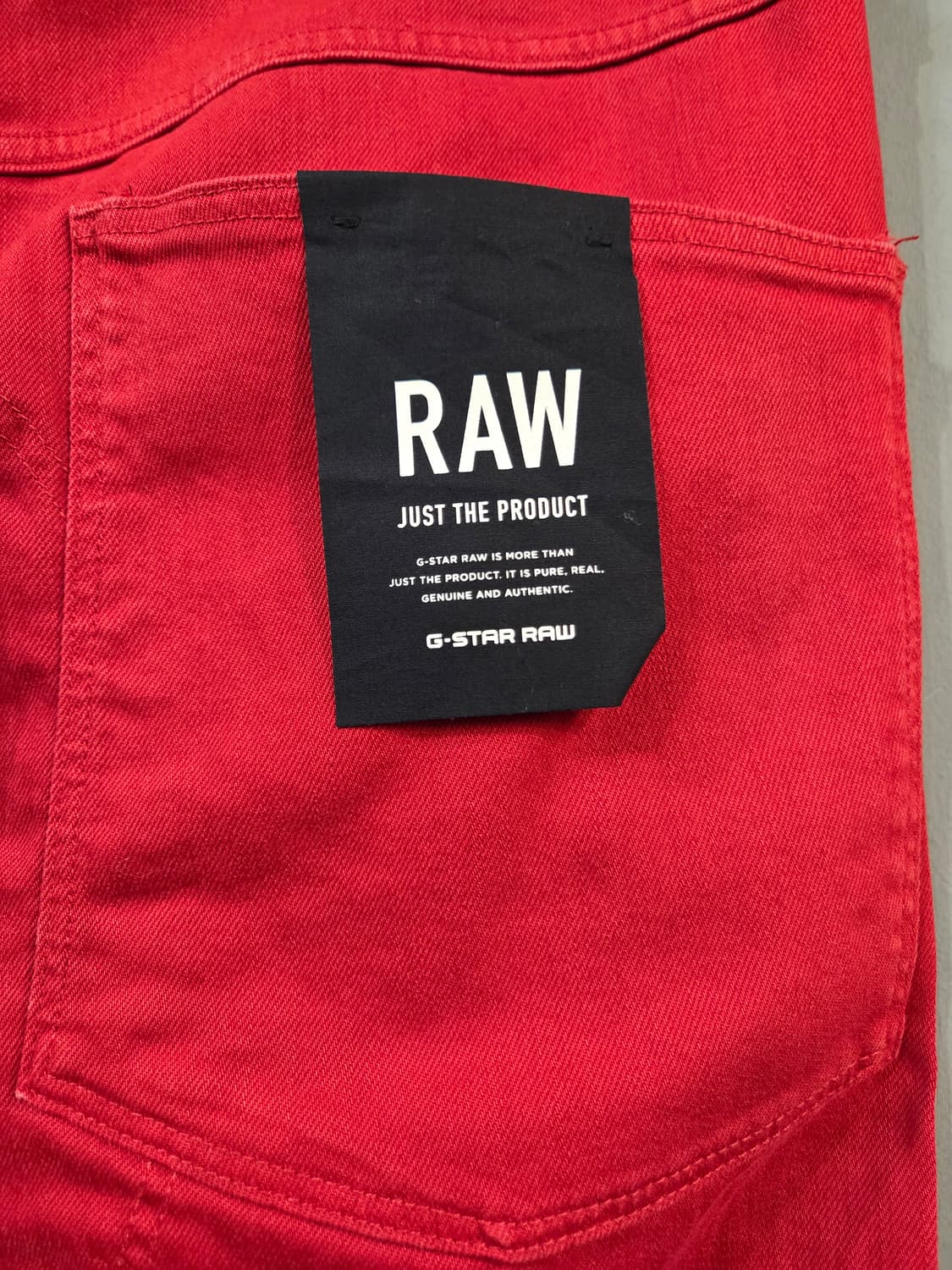 G-Star RAW 레드 반바지(34) 상품이미지4
