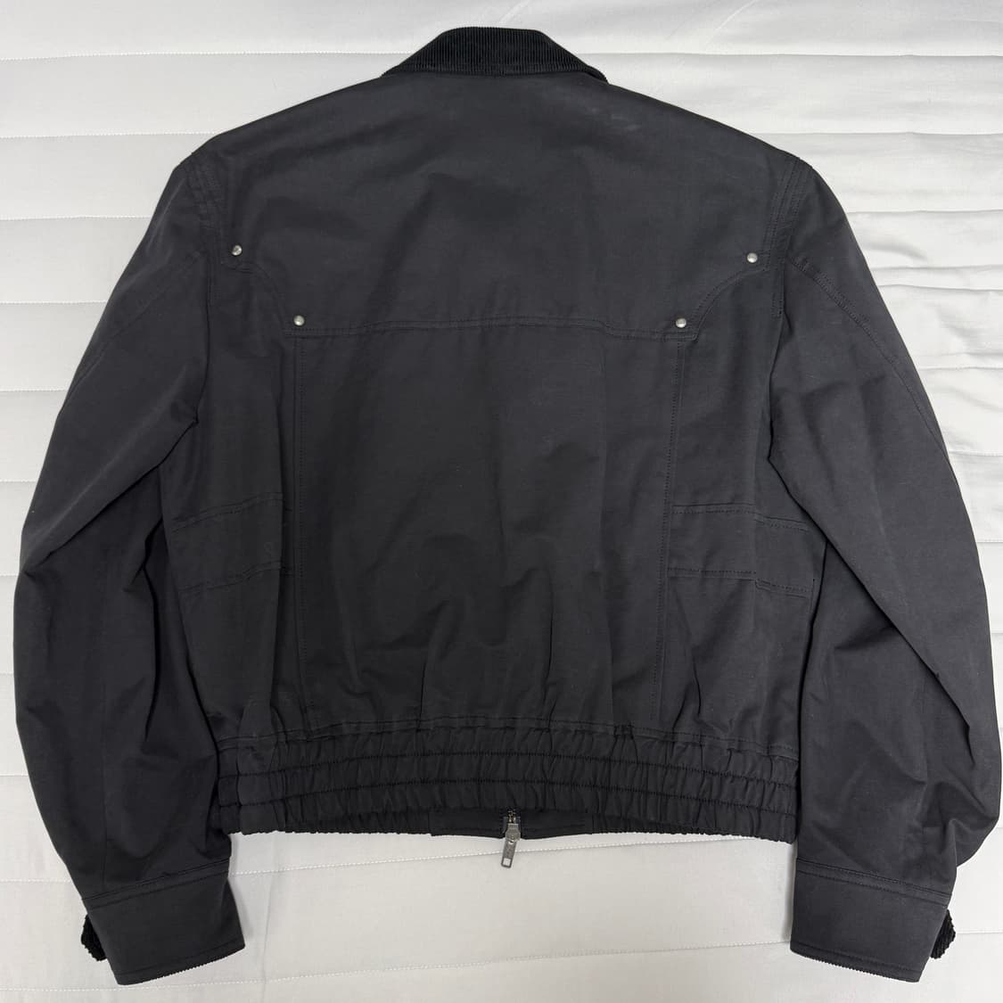 엘무드 체스터 헌팅 블루종 자켓 블랙 44 사이즈 상품이미지2