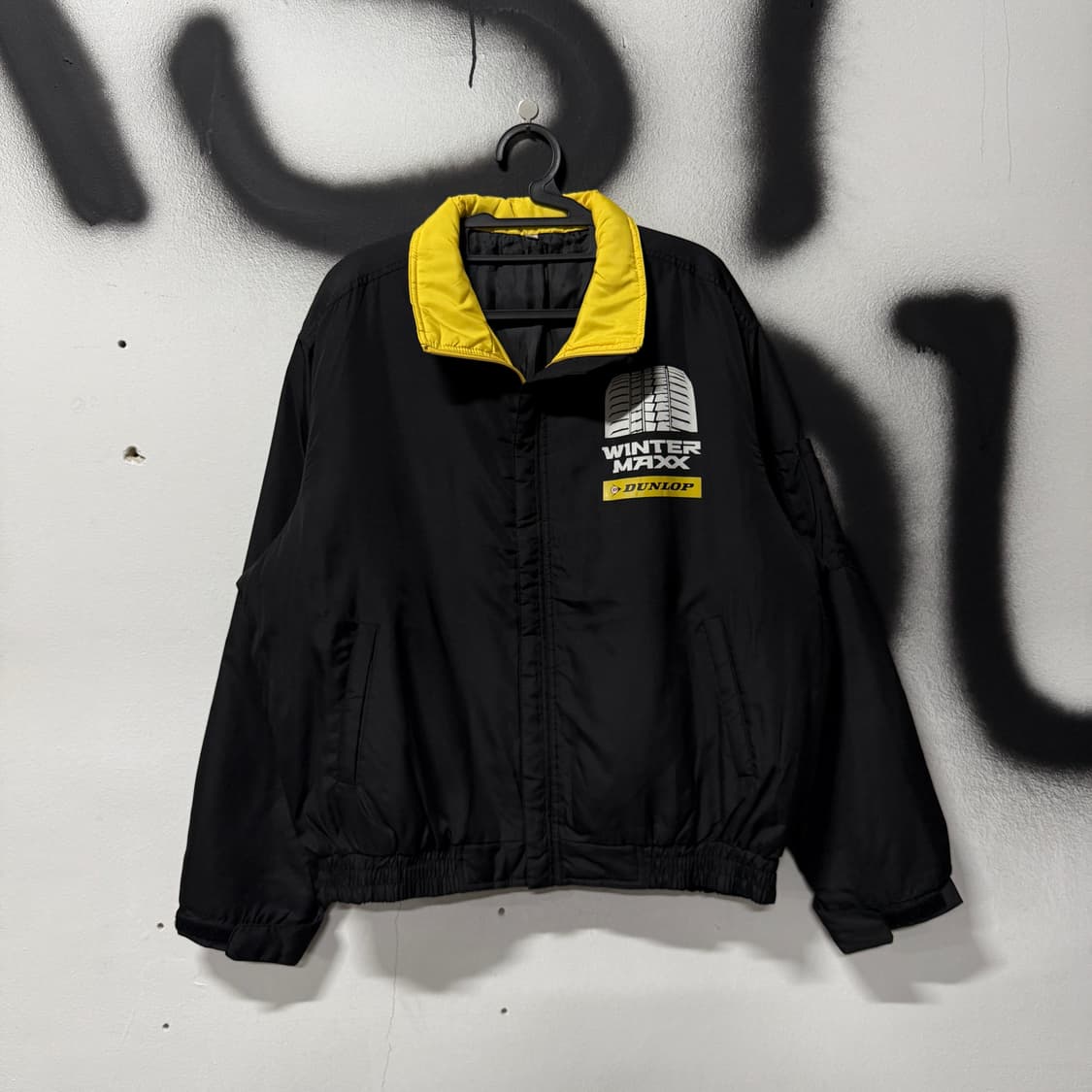 Dunlop 던롭 올드스쿨 빅 프린팅 배색 레이싱 자켓 상품이미지2