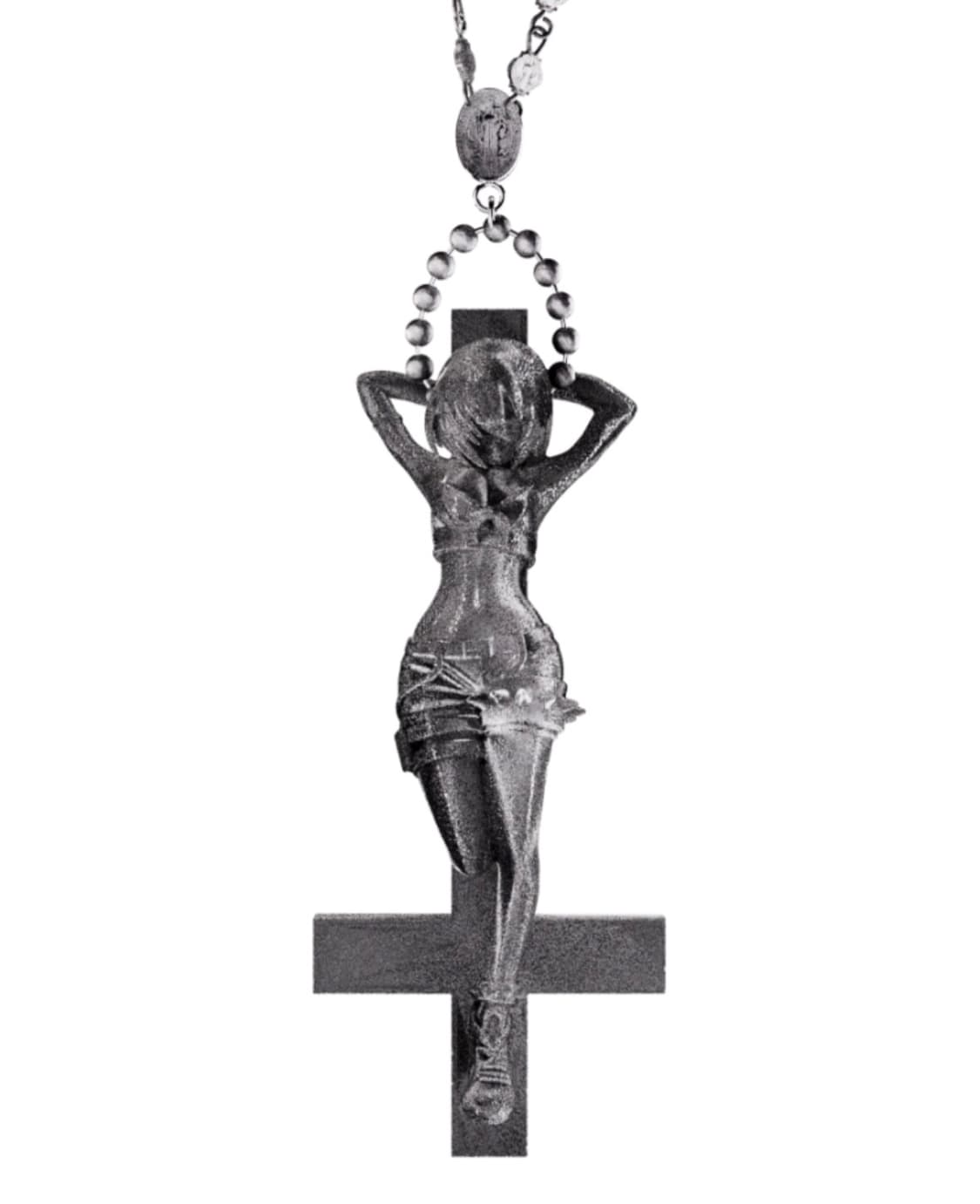 쿠로카미모텔 Jane Doe Necklace Steel 상품이미지1