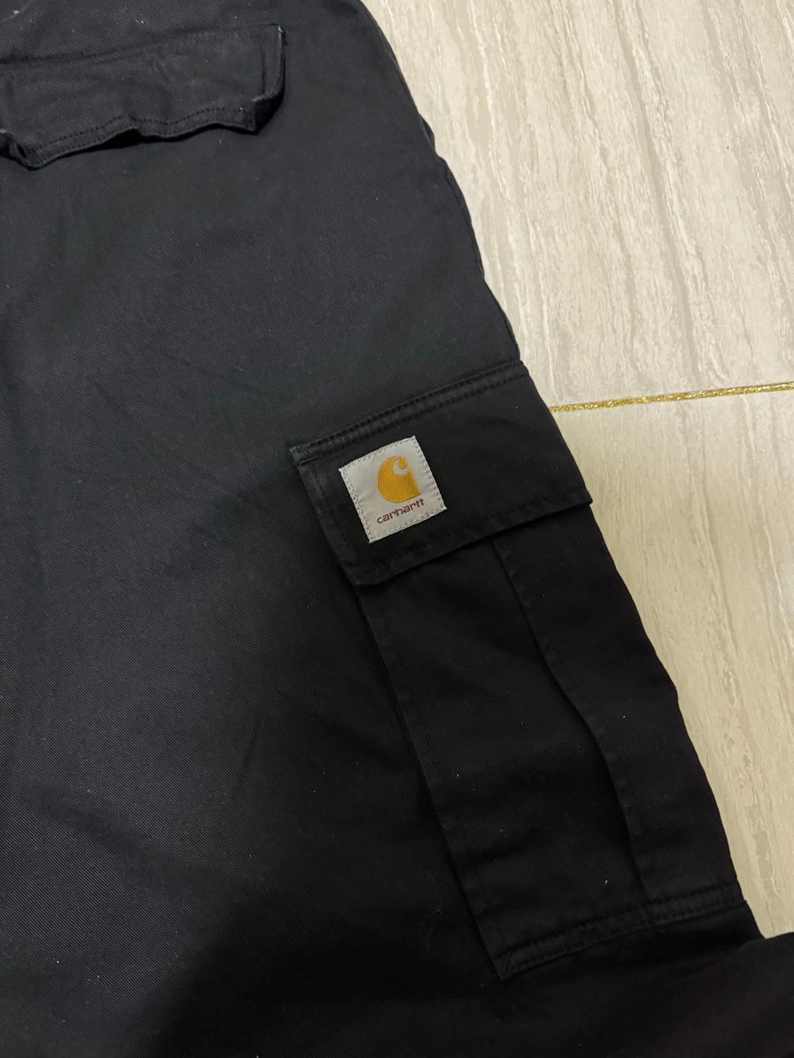 칼하트 wip 콜 카고 팬츠 블랙 32 상품이미지3